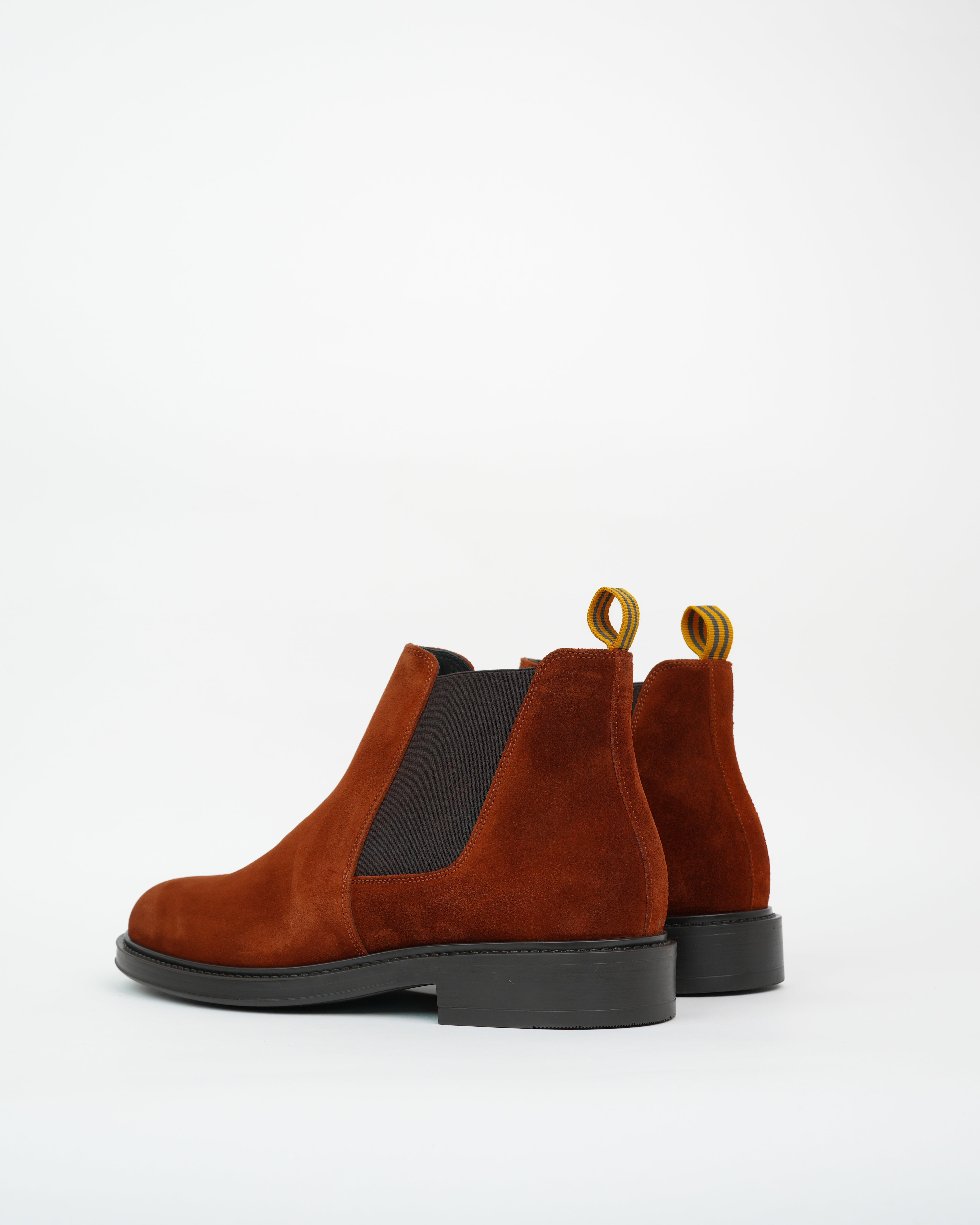 Botas de calle de lujo SHALAPI 1.1 en ante color camel