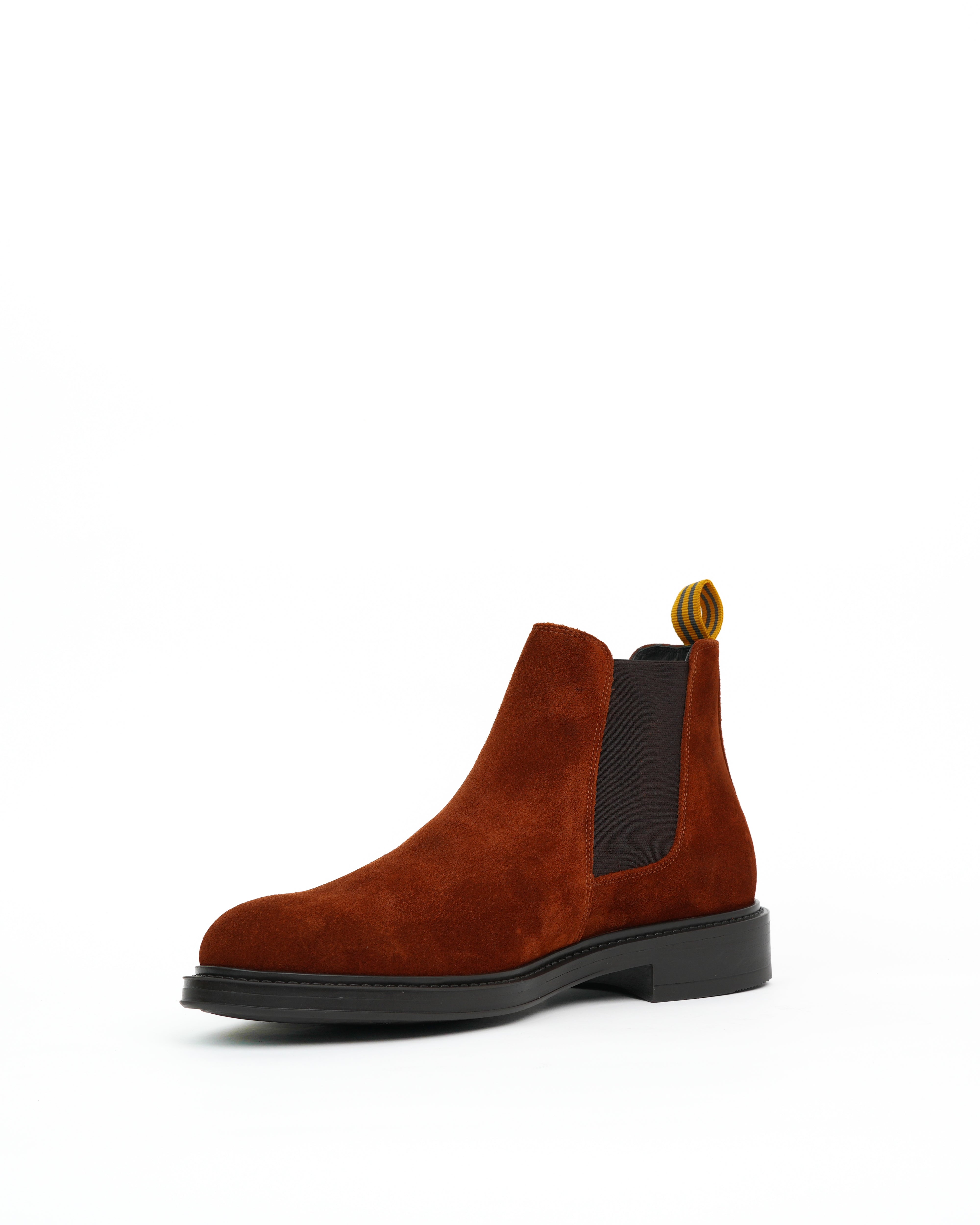 Botas de calle de lujo SHALAPI 1.1 en ante color camel