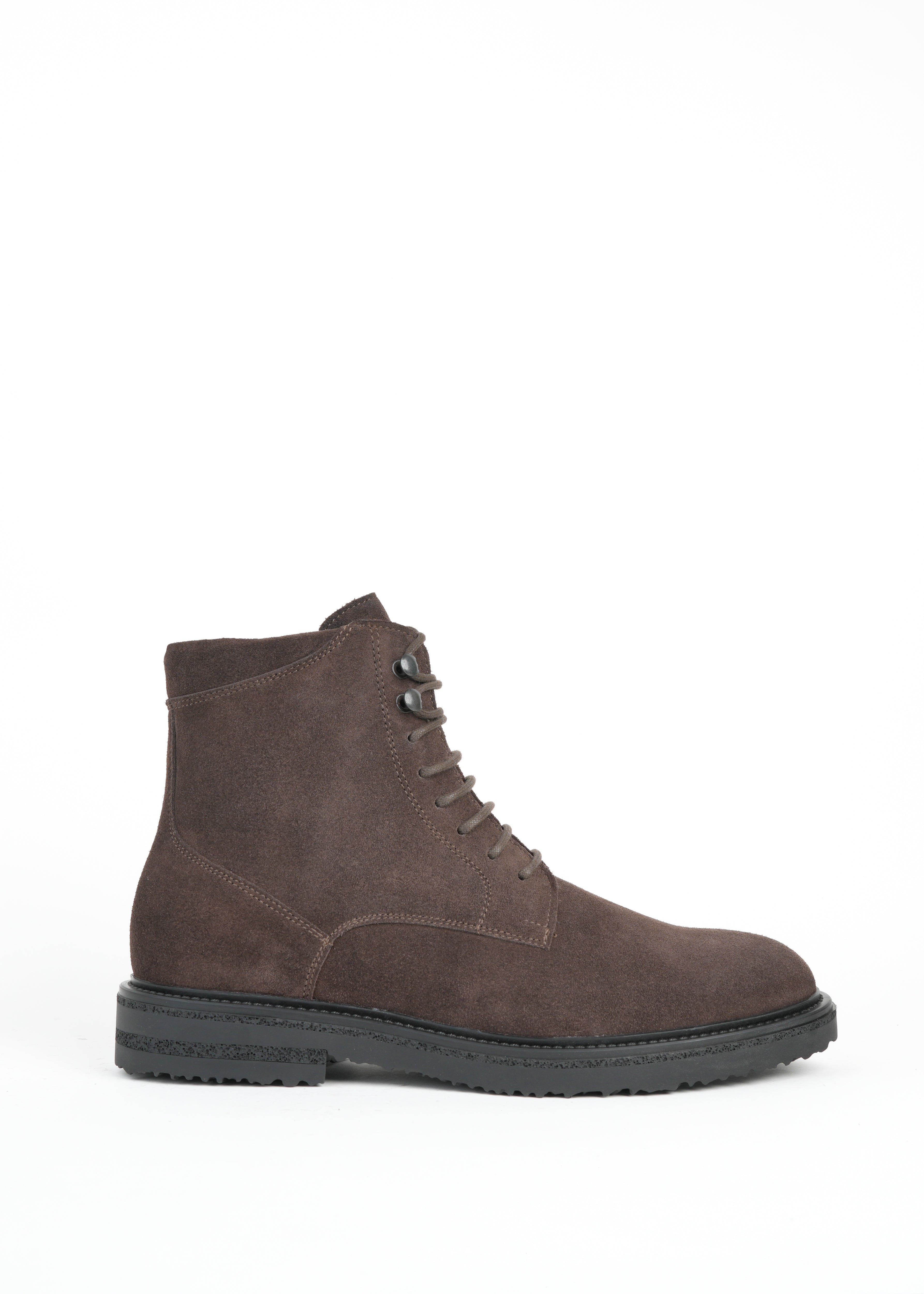 Botas de lujo SHALAPI 1.1 con puntera lisa en ante marrón