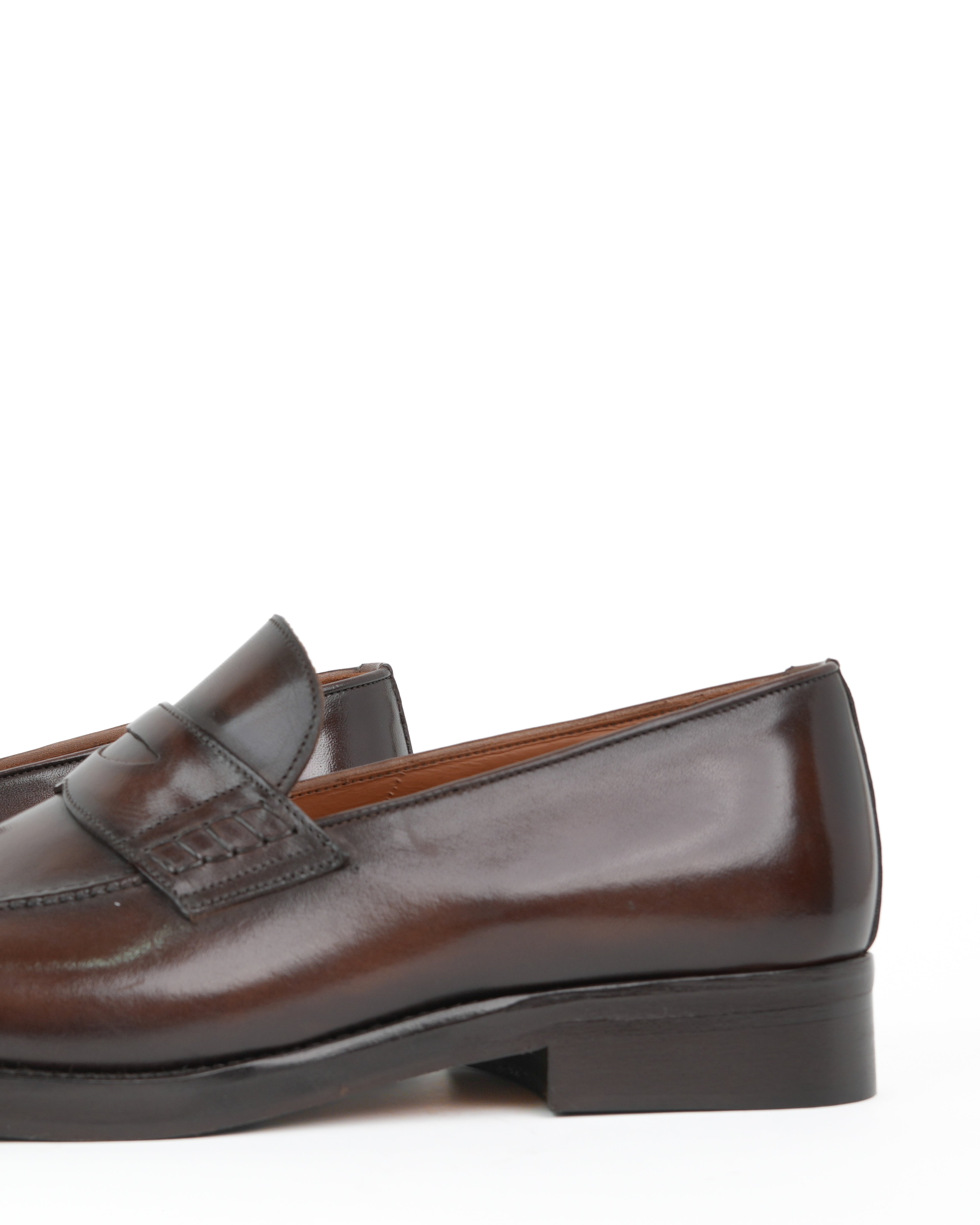 SHALAPI Napoli 1.1 penny loafers for men in Brown