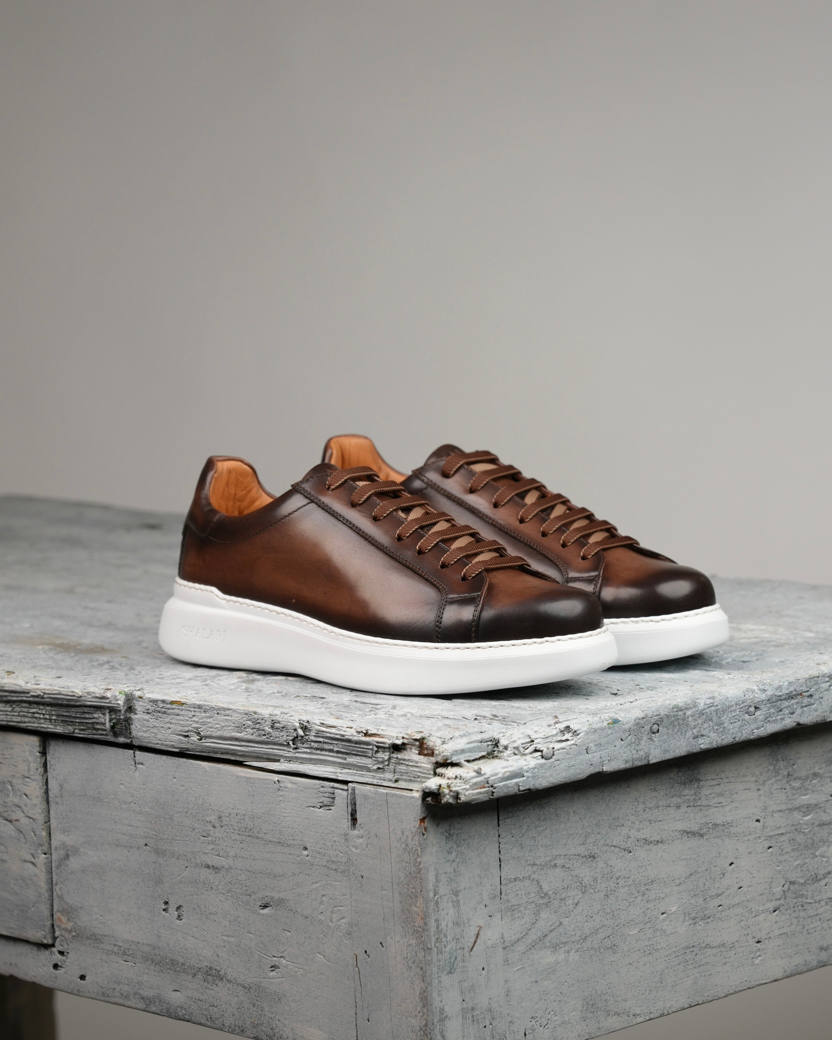 Zapatillas clásicas de lujo SHALAPI Flaty 1.1 en marrón