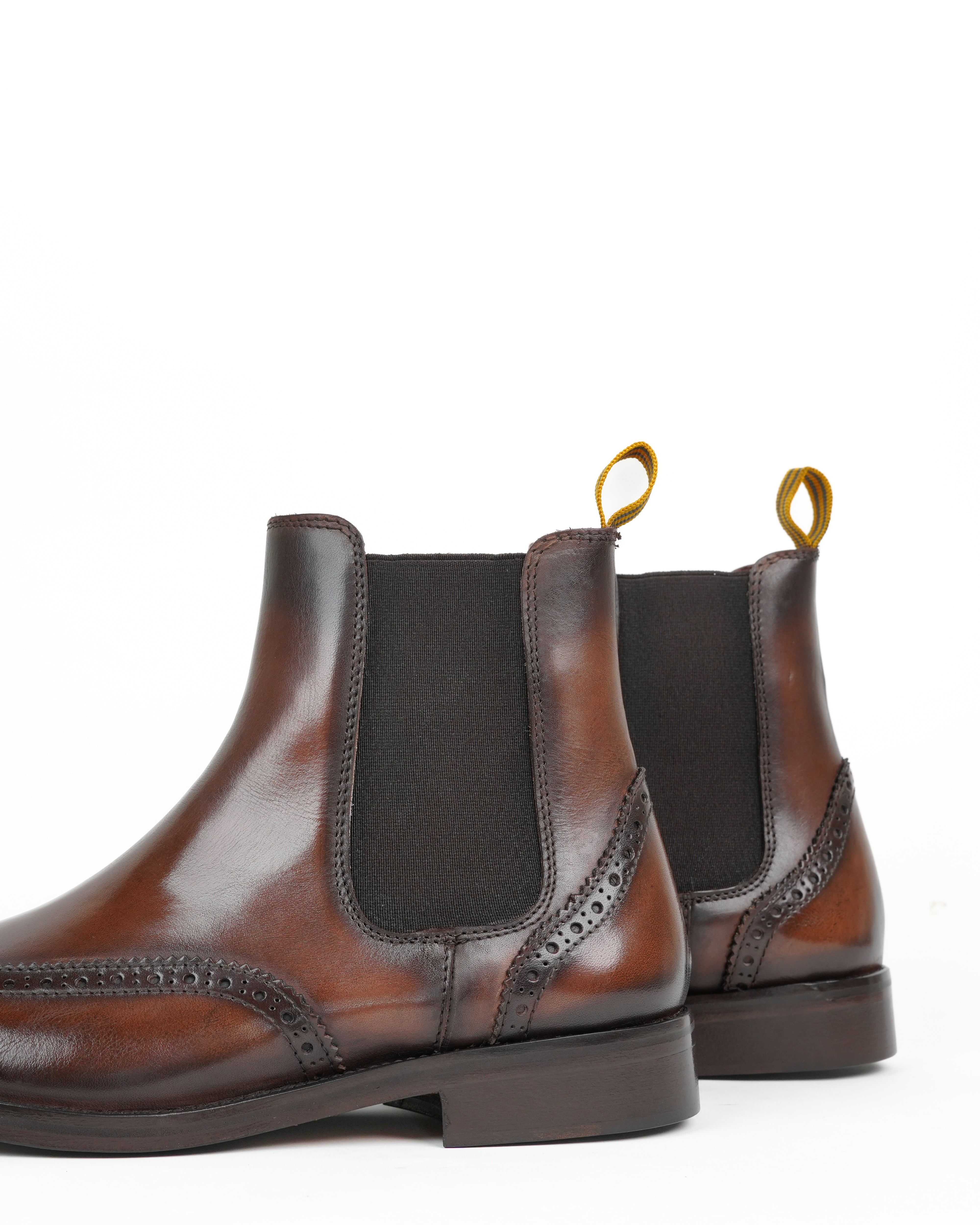 Botas londinenses de lujo SHALAPI 1.1 en marrón