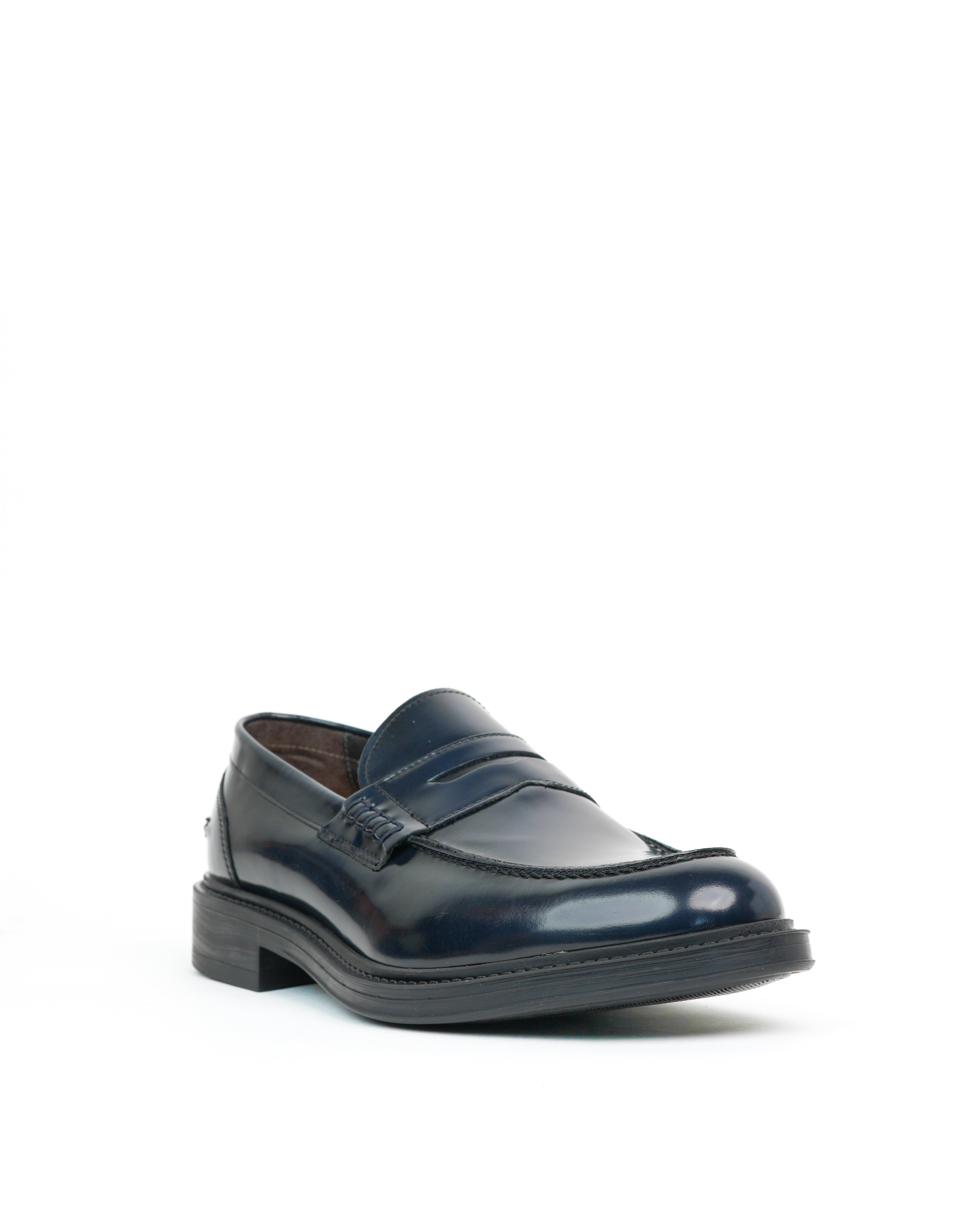 SHALAPI Chester 1.1 penny loafers for men shiny blue