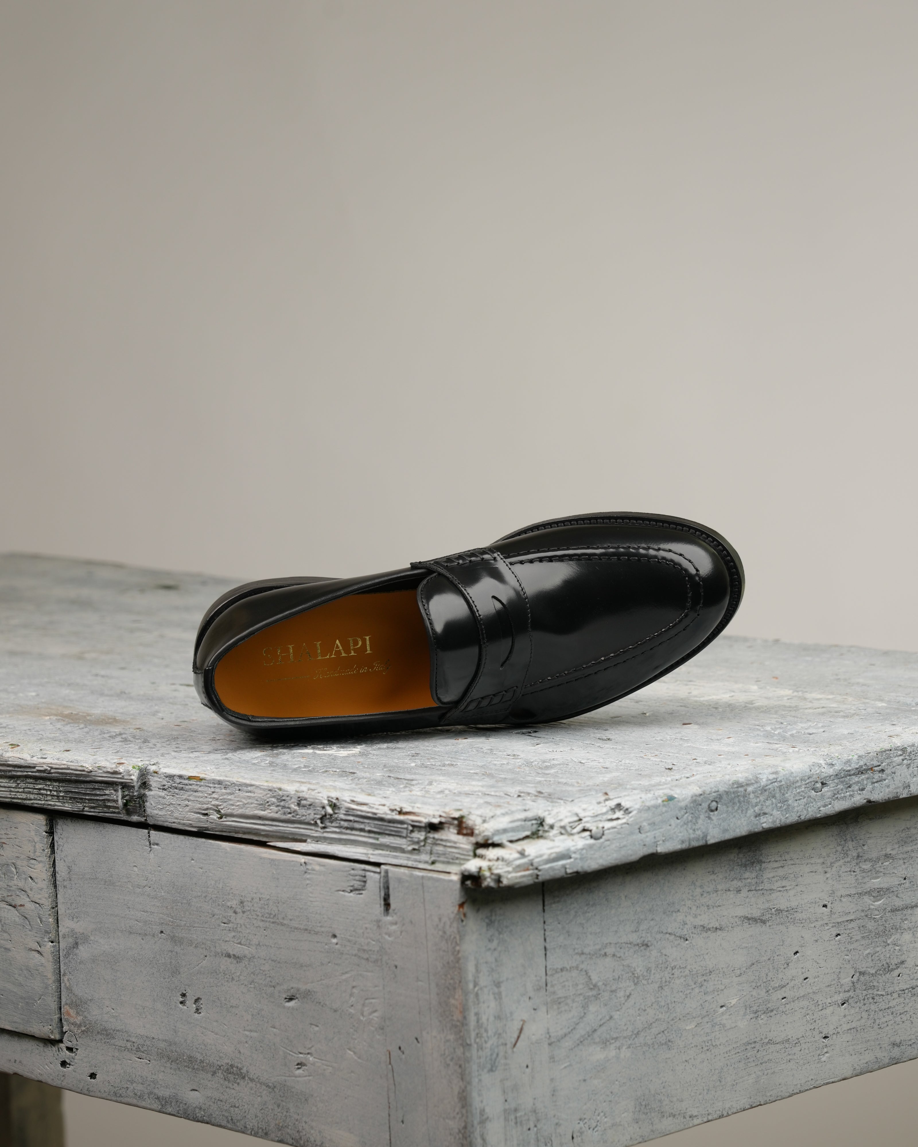 Mocasines SHALAPI Napoli 1.1 para hombre en negro