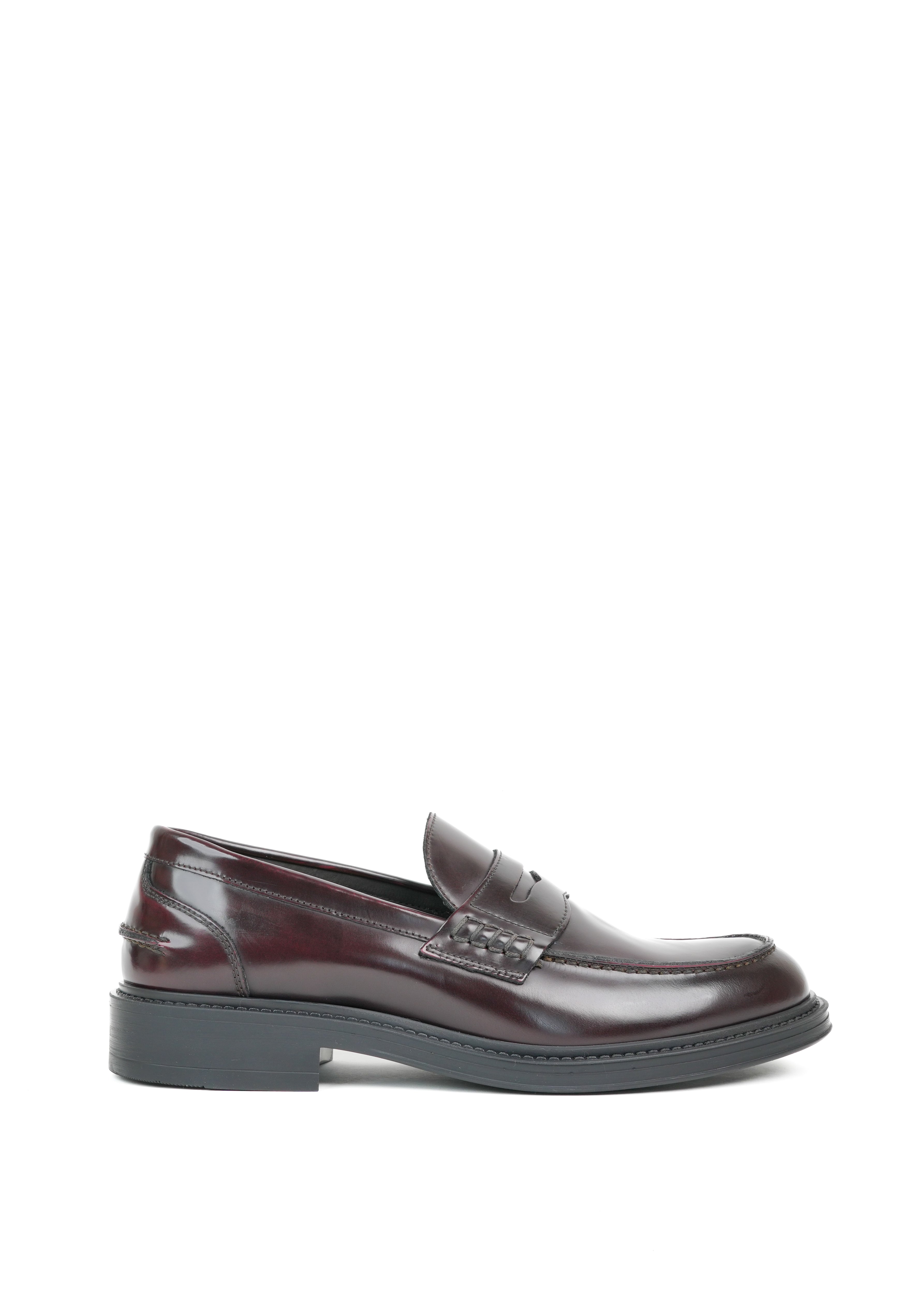 SHALAPI Chester 1.1 mocasines para hombre color Burdo brillante