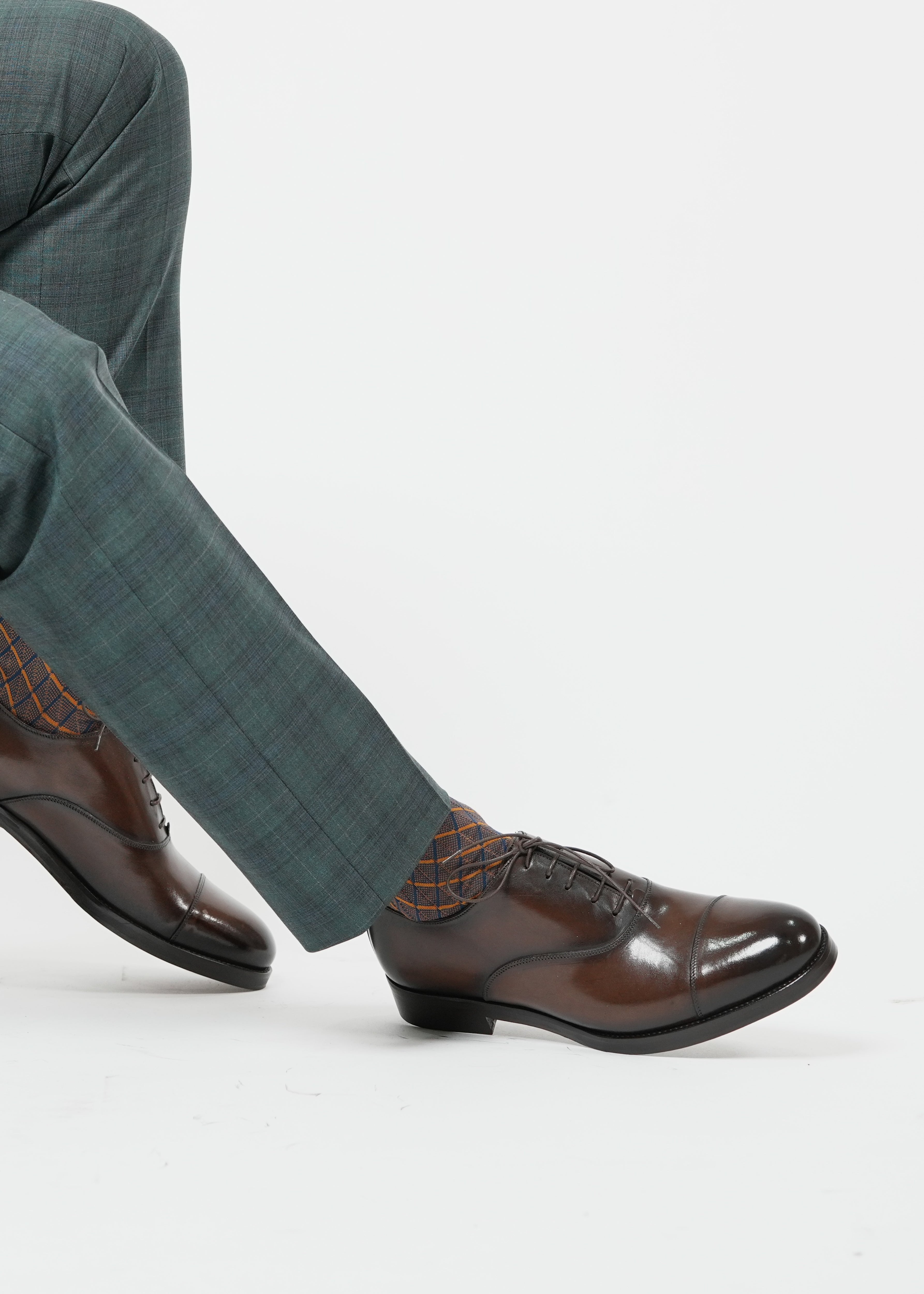 SHALAPI Florence 1.1 oxford clásico para hombre en color marrón