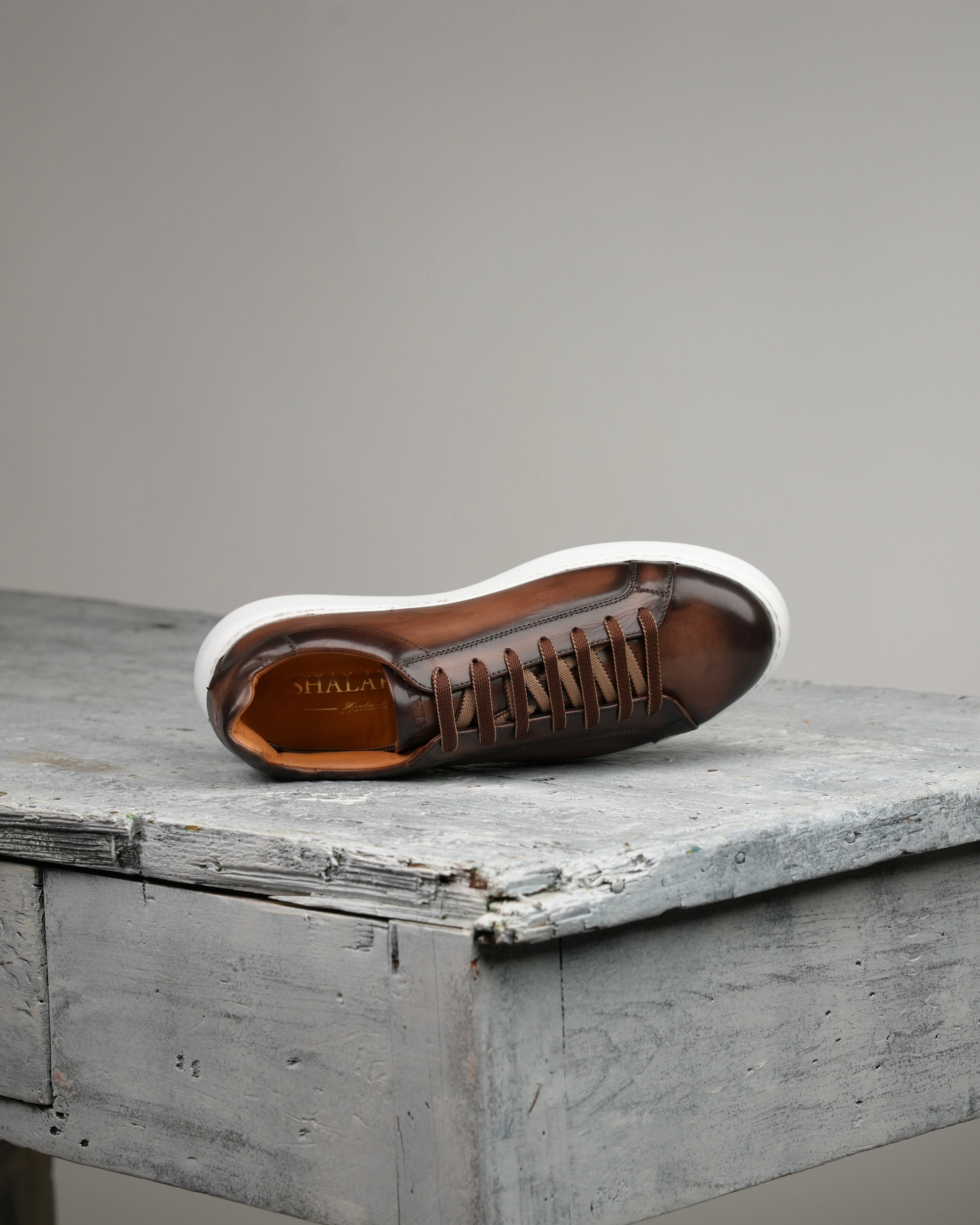 Zapatillas clásicas de lujo SHALAPI Flaty 1.1 en marrón