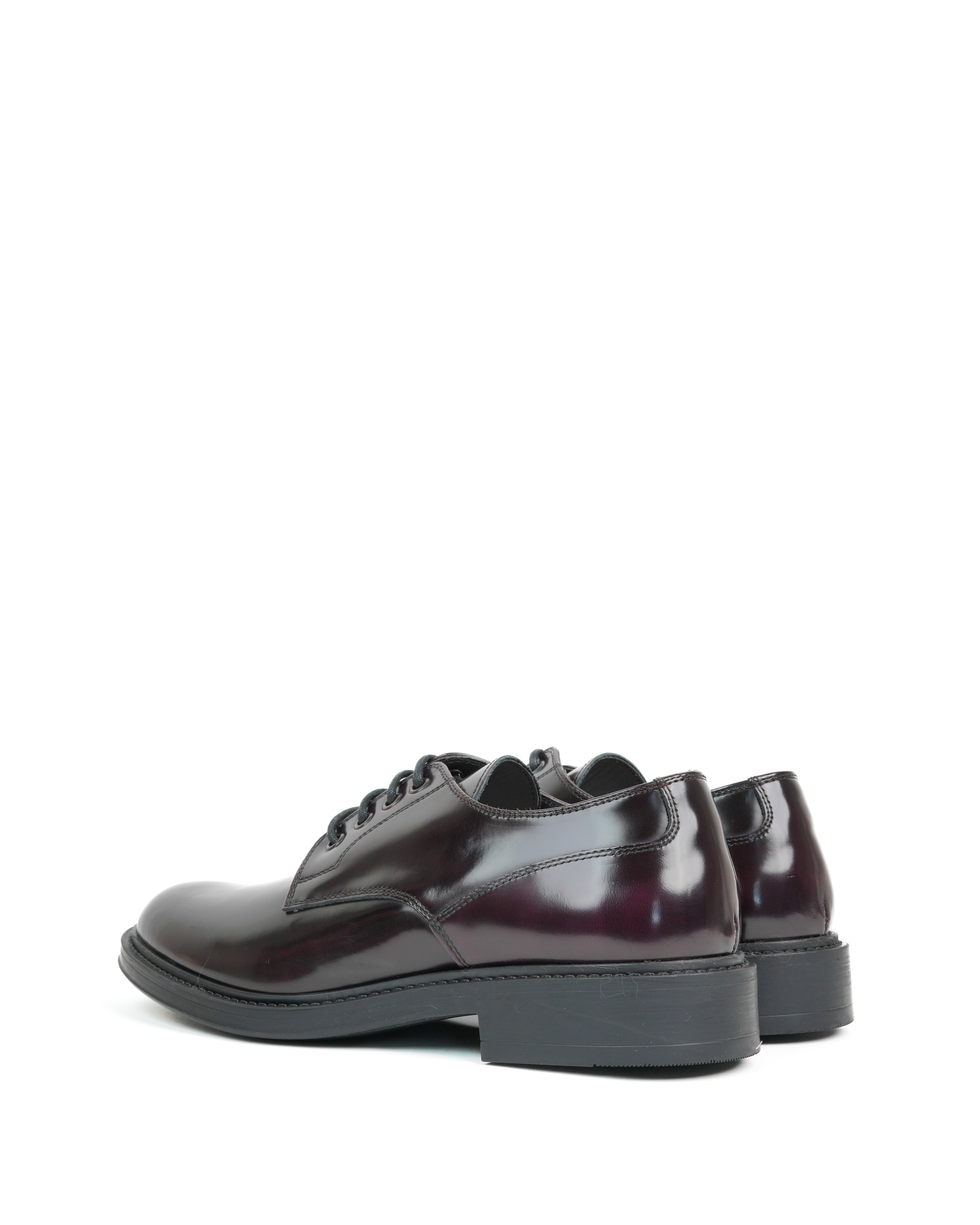 SHALAPI luxury LEO Derby shoes 1.1 in shiny Burdo
