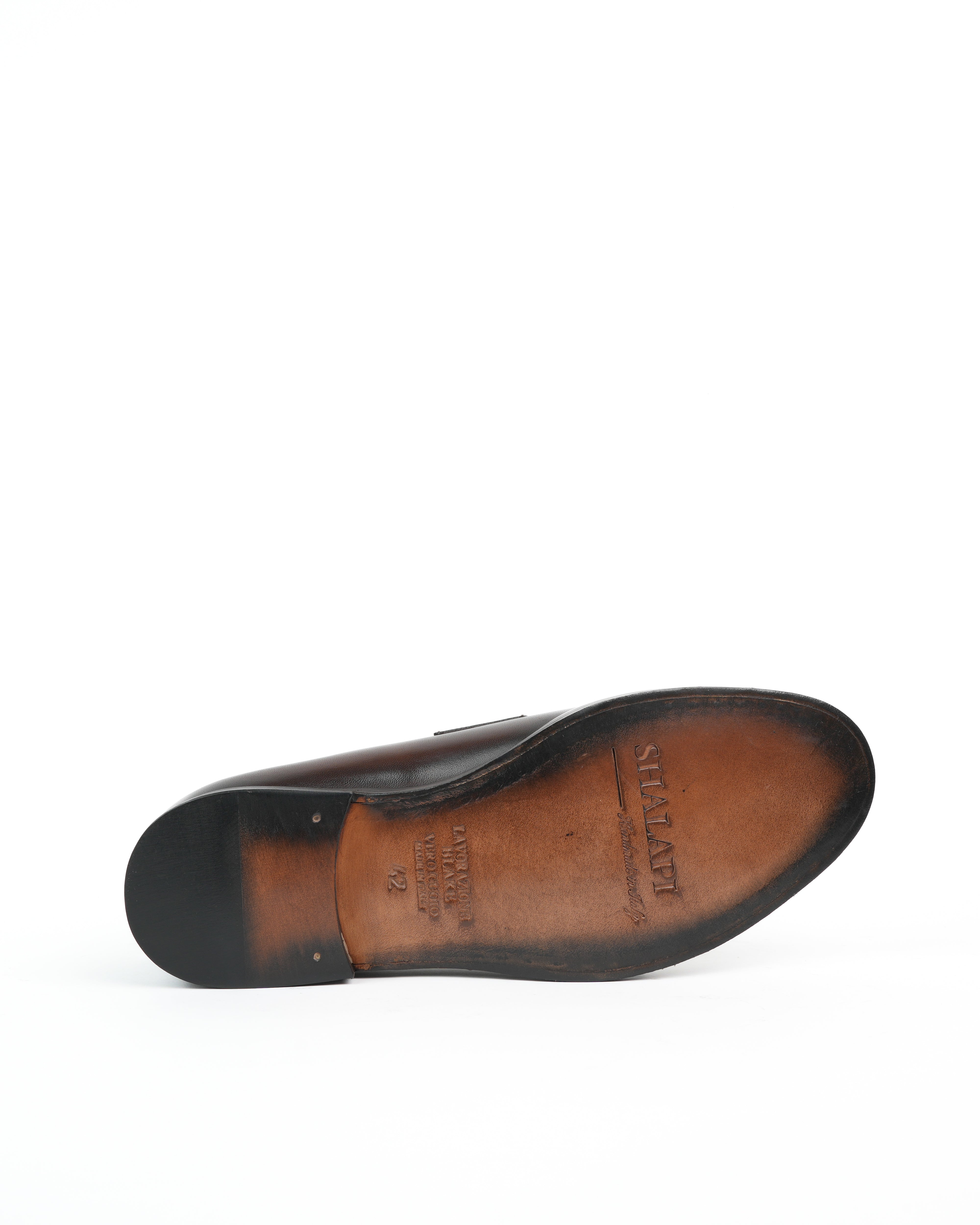 SHALAPI Napoli 1.1 penny loafers for men in Brown