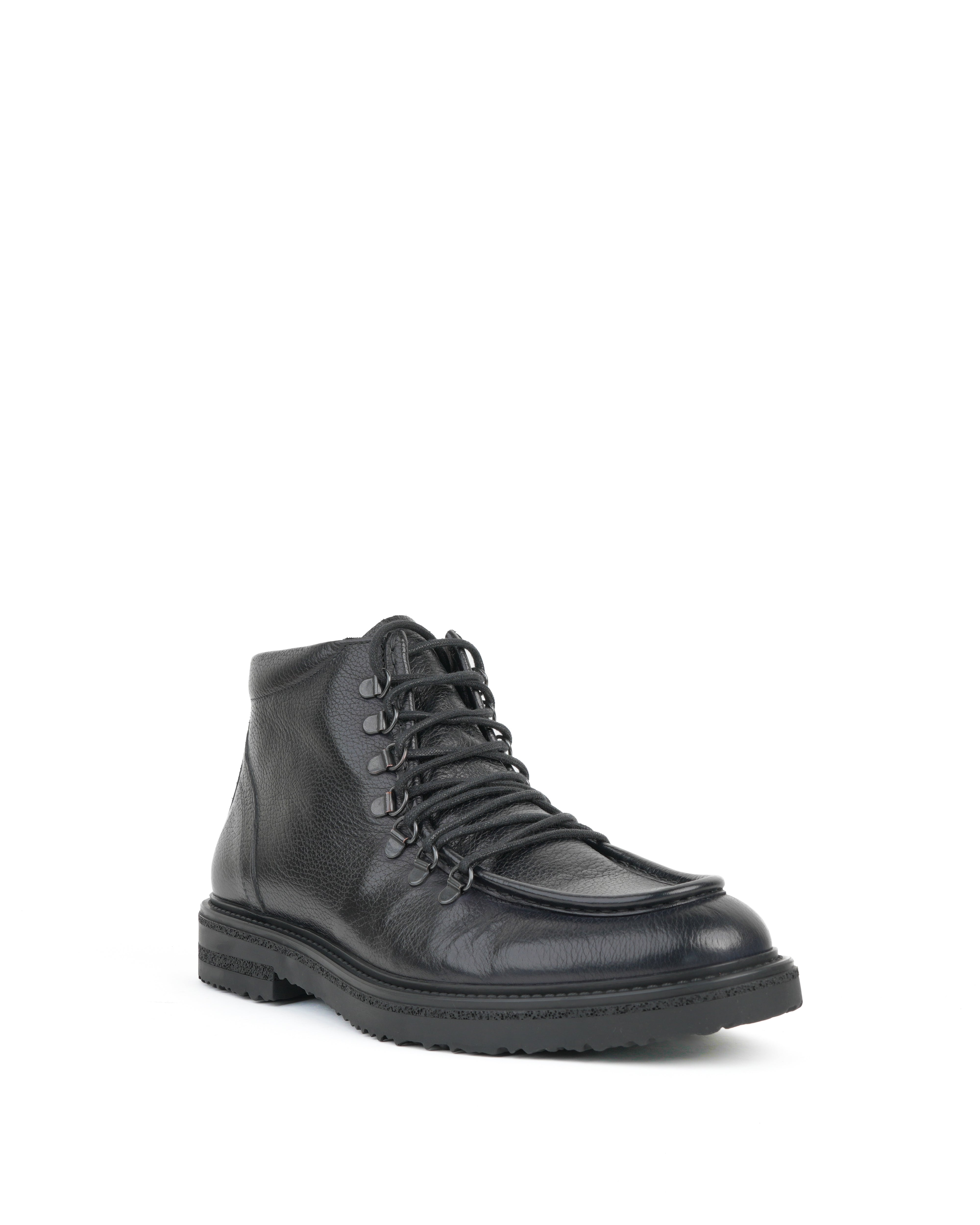 SHALAPI Fracap 1.1 luxury boots in full grain leather in black