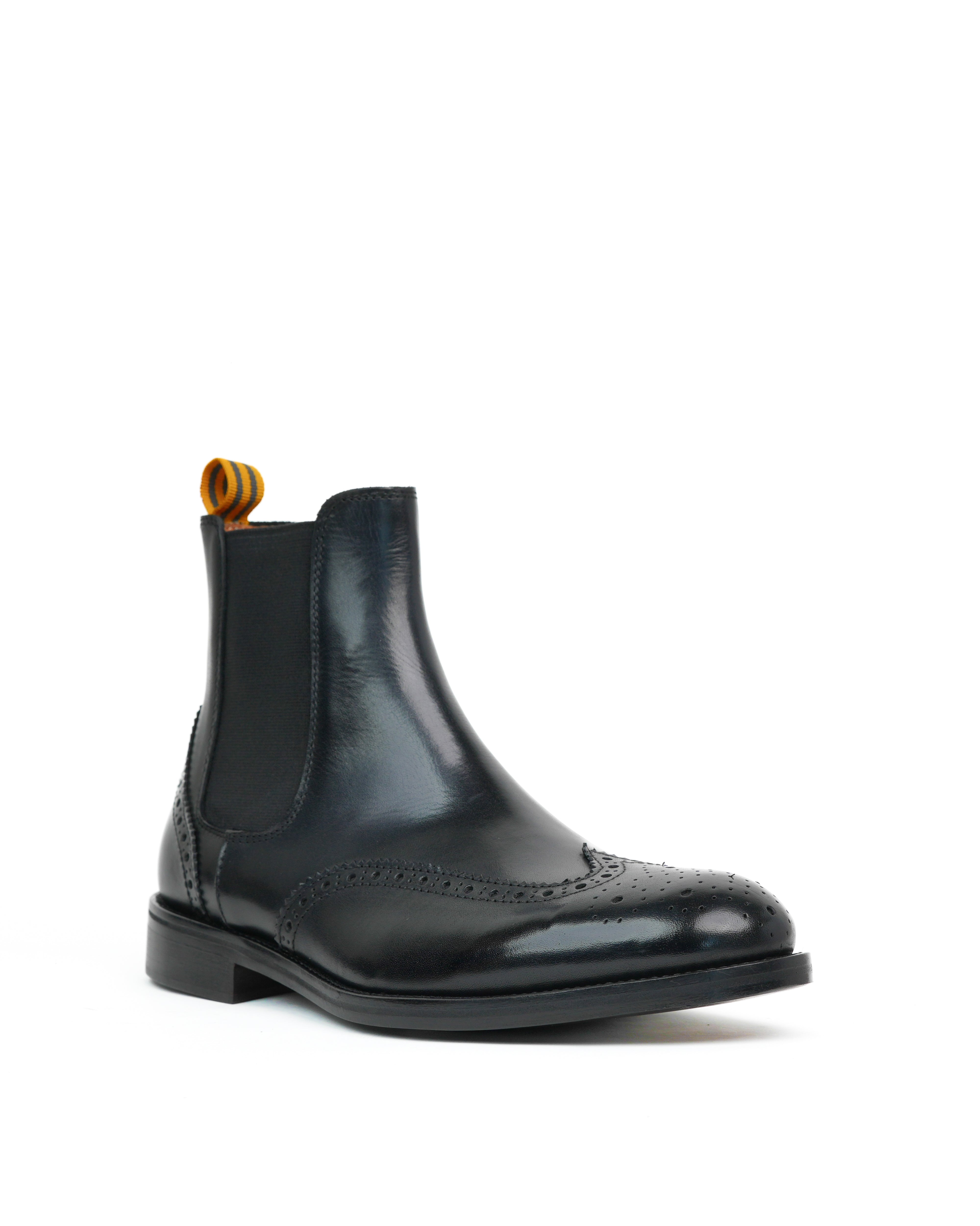 SHALAPI luxury oxford London boots 1.1 in brown