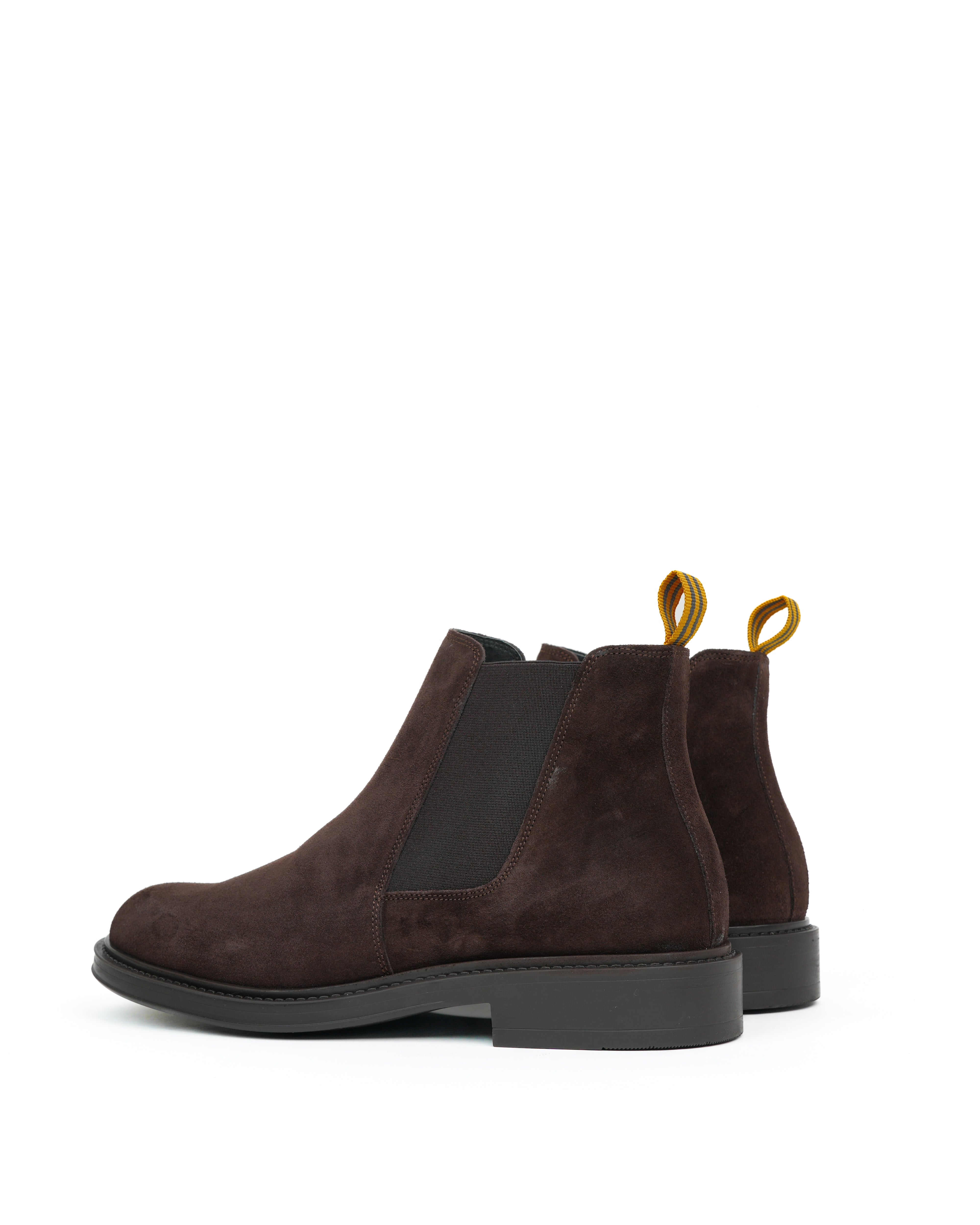 Botas de calle de lujo SHALAPI 1.1 en ante marrón