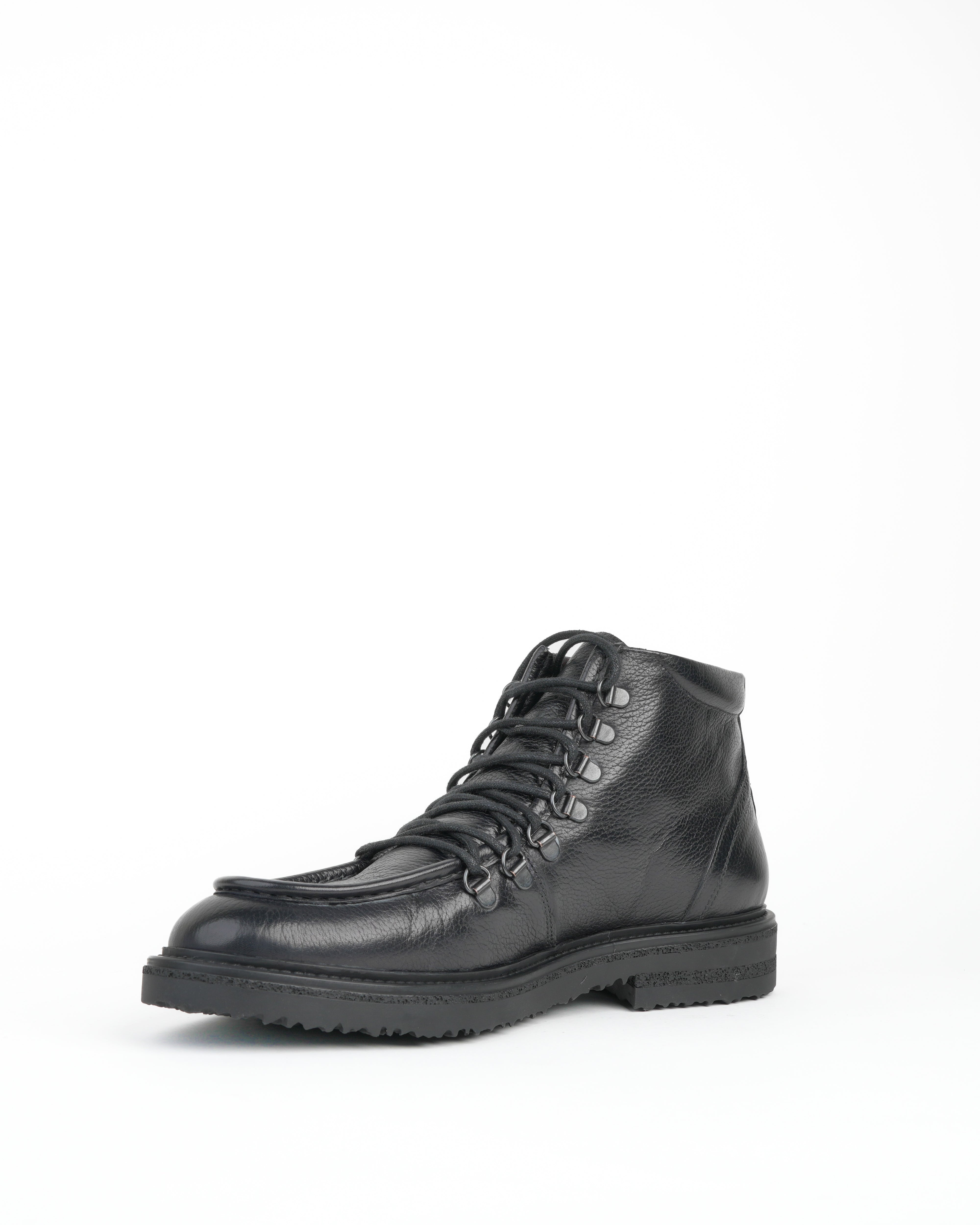 SHALAPI Fracap 1.1 luxury boots in full grain leather in black