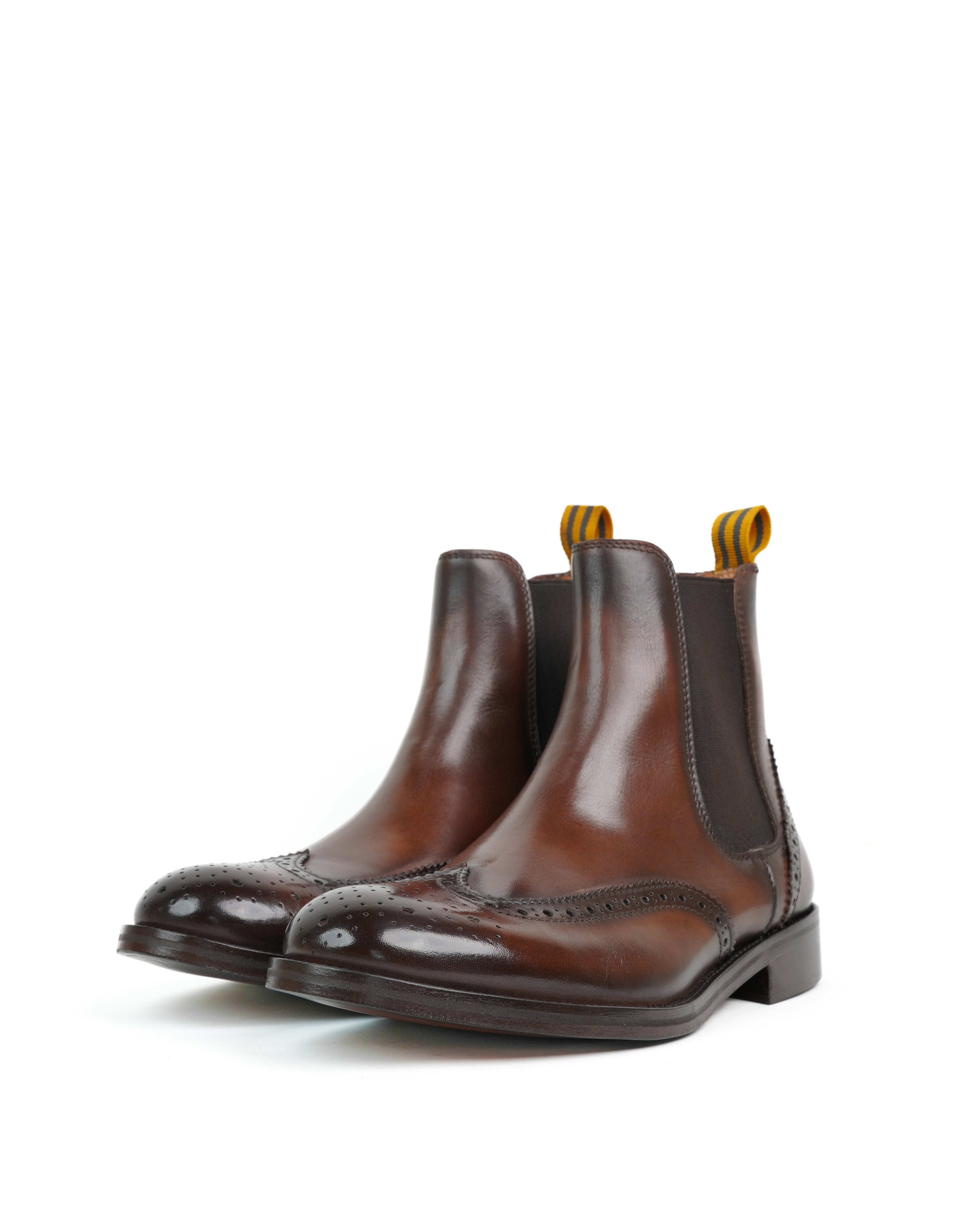 Botas londinenses de lujo SHALAPI 1.1 en marrón