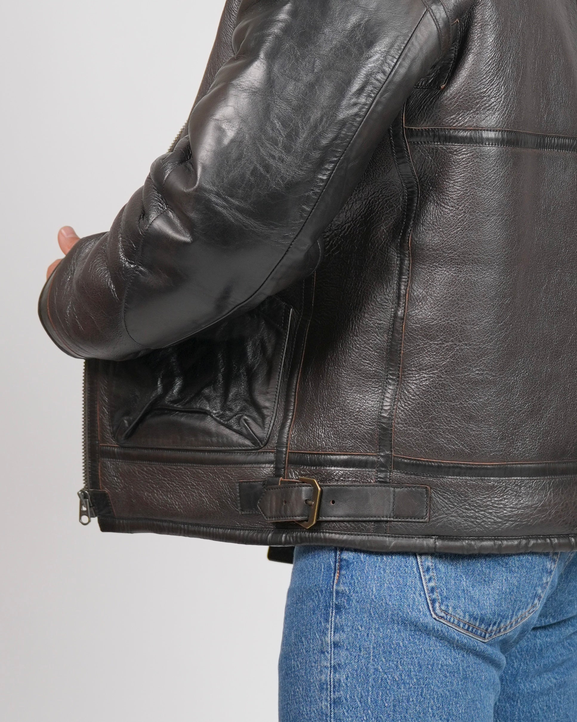 SHALAPI Capri Supreme Shearling Jacket in Genuine horse leather