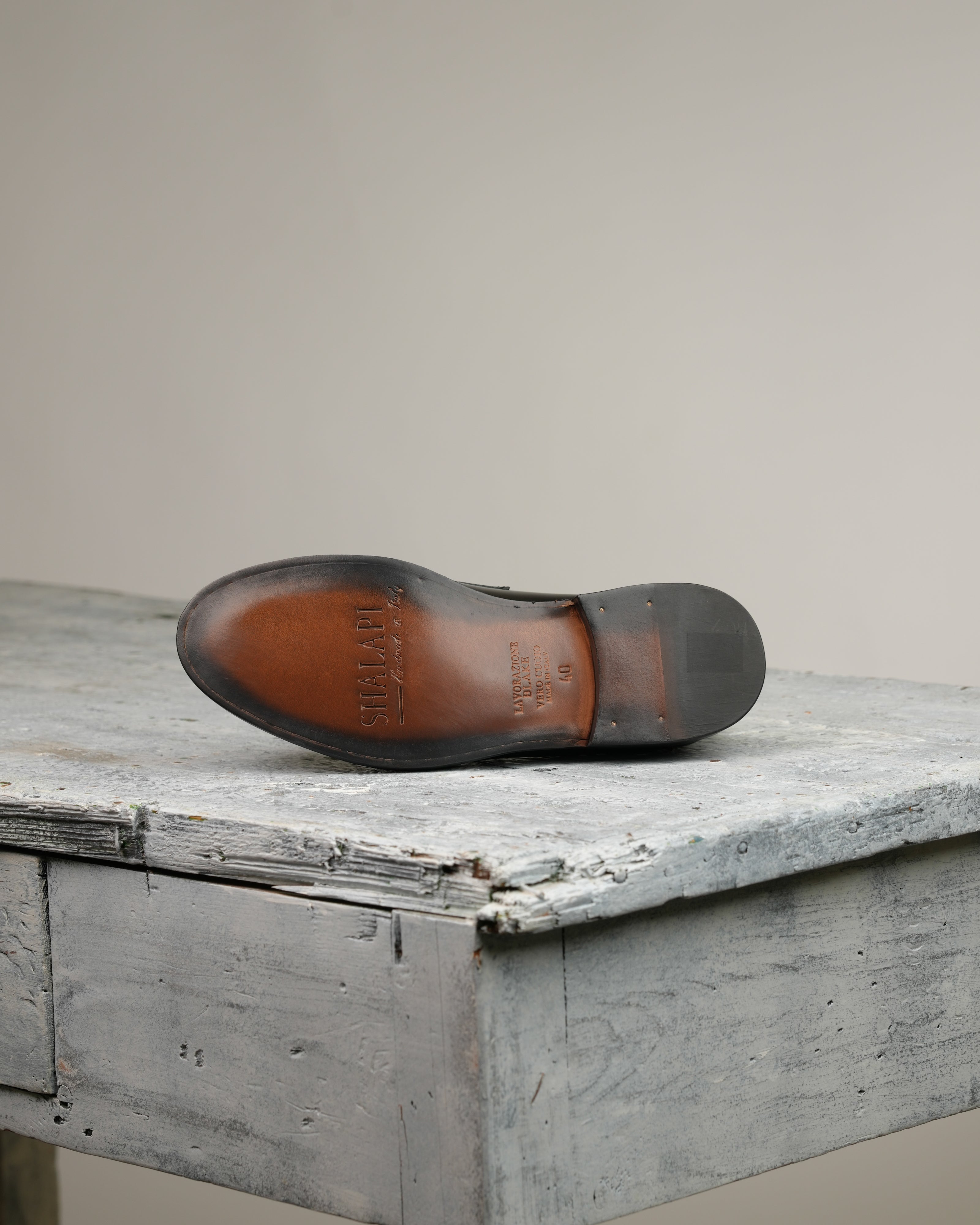 Mocasines SHALAPI Napoli 1.1 para hombre en negro
