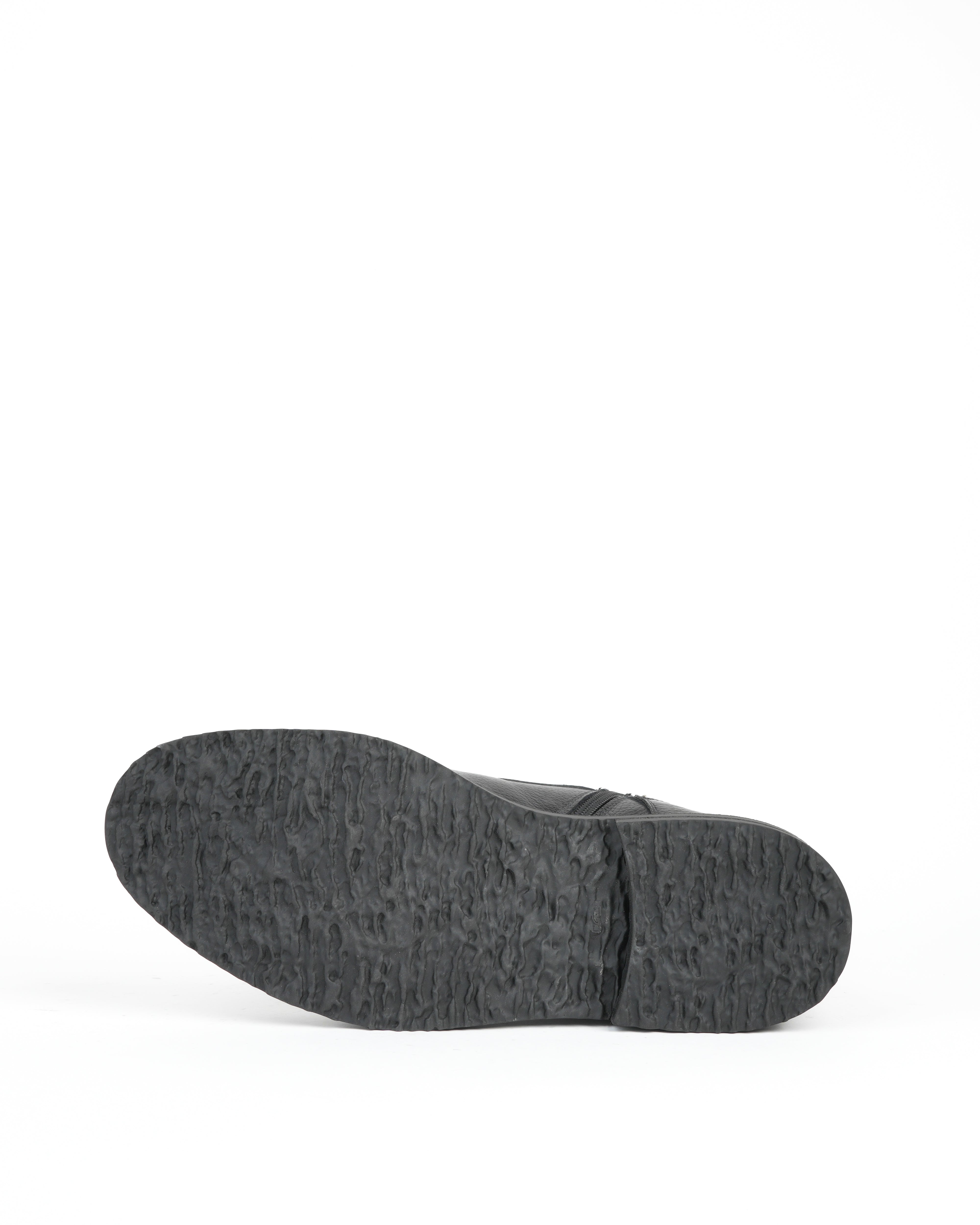 Botas de lujo SHALAPI 1.1 con punta lisa en piel flor en color negro