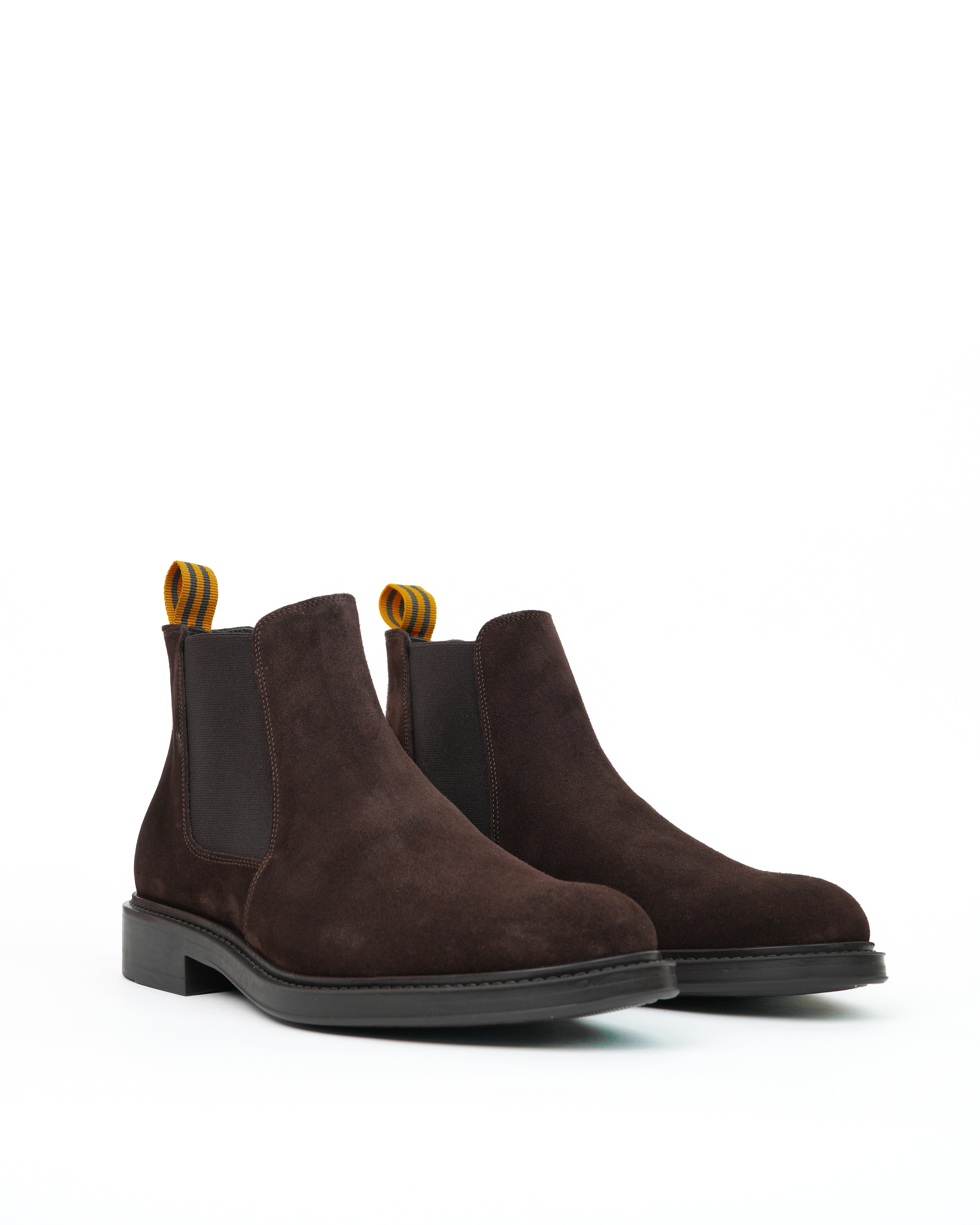 Botas de calle de lujo SHALAPI 1.1 en ante marrón