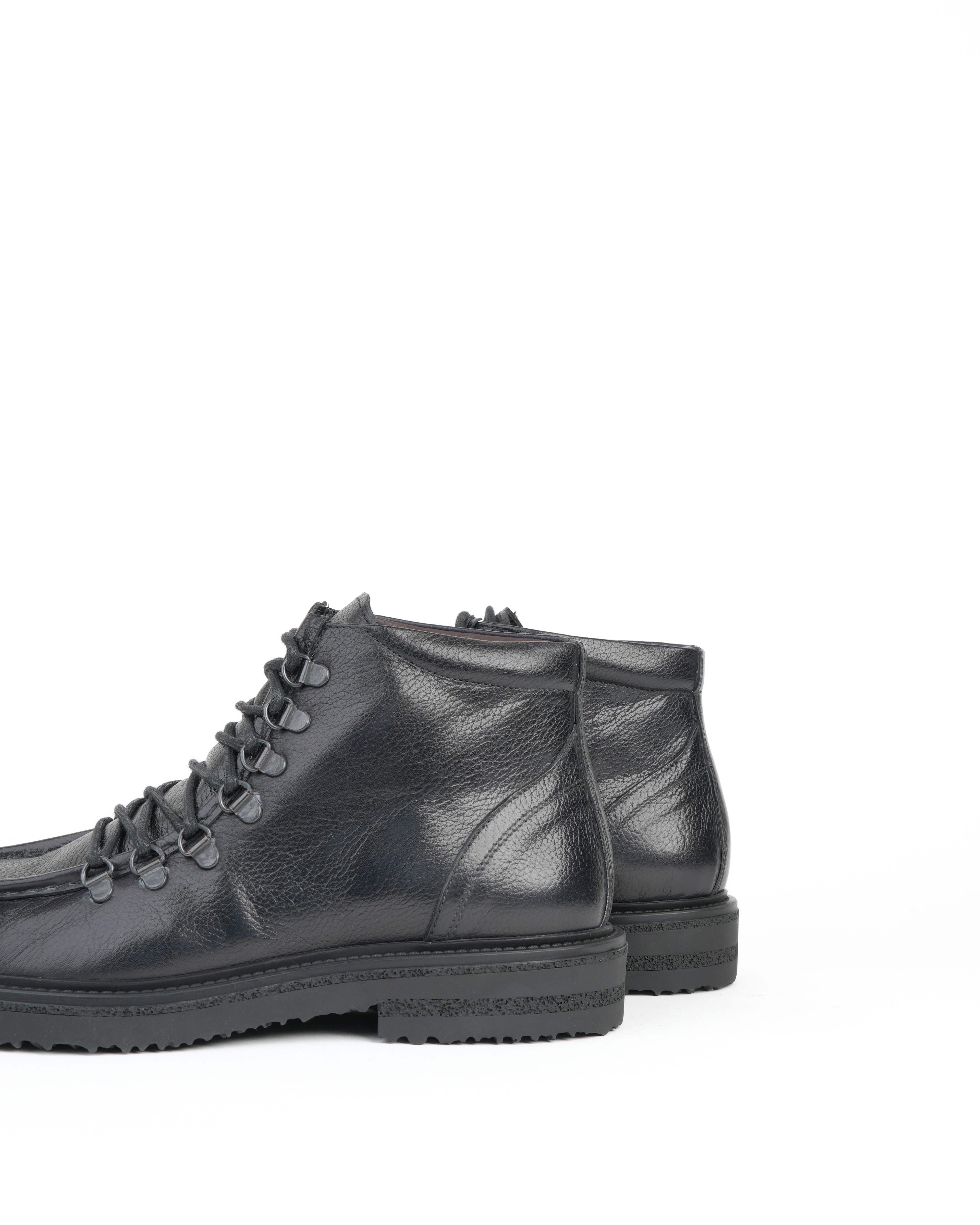 SHALAPI Fracap 1.1 luxury boots in full grain leather in black