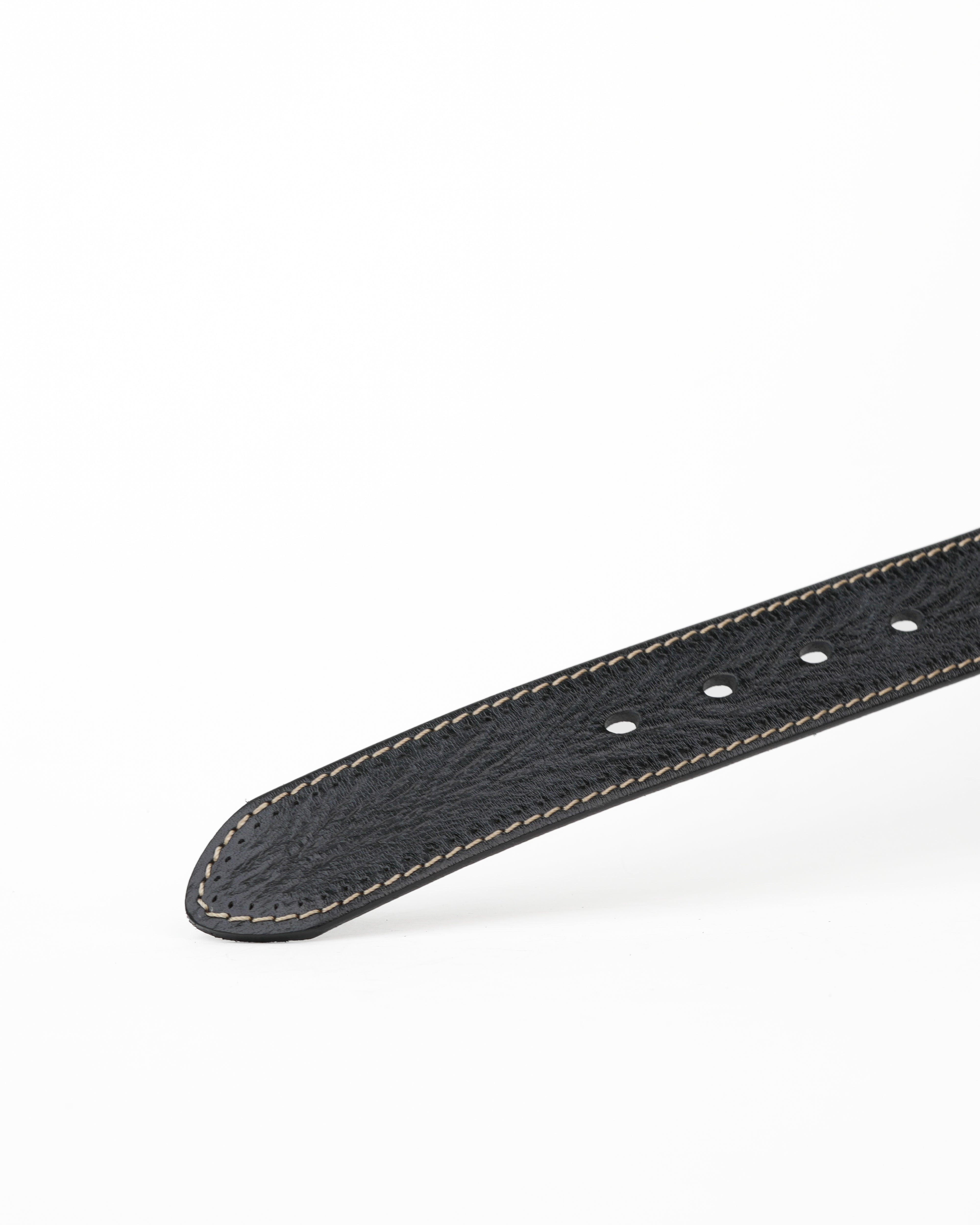 Cinturones de piel auténtica SHALAPI en color negro