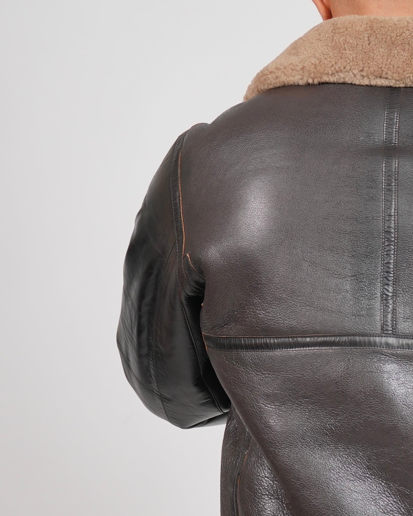 SHALAPI Capri Supreme Shearling Jacket in Genuine horse leather