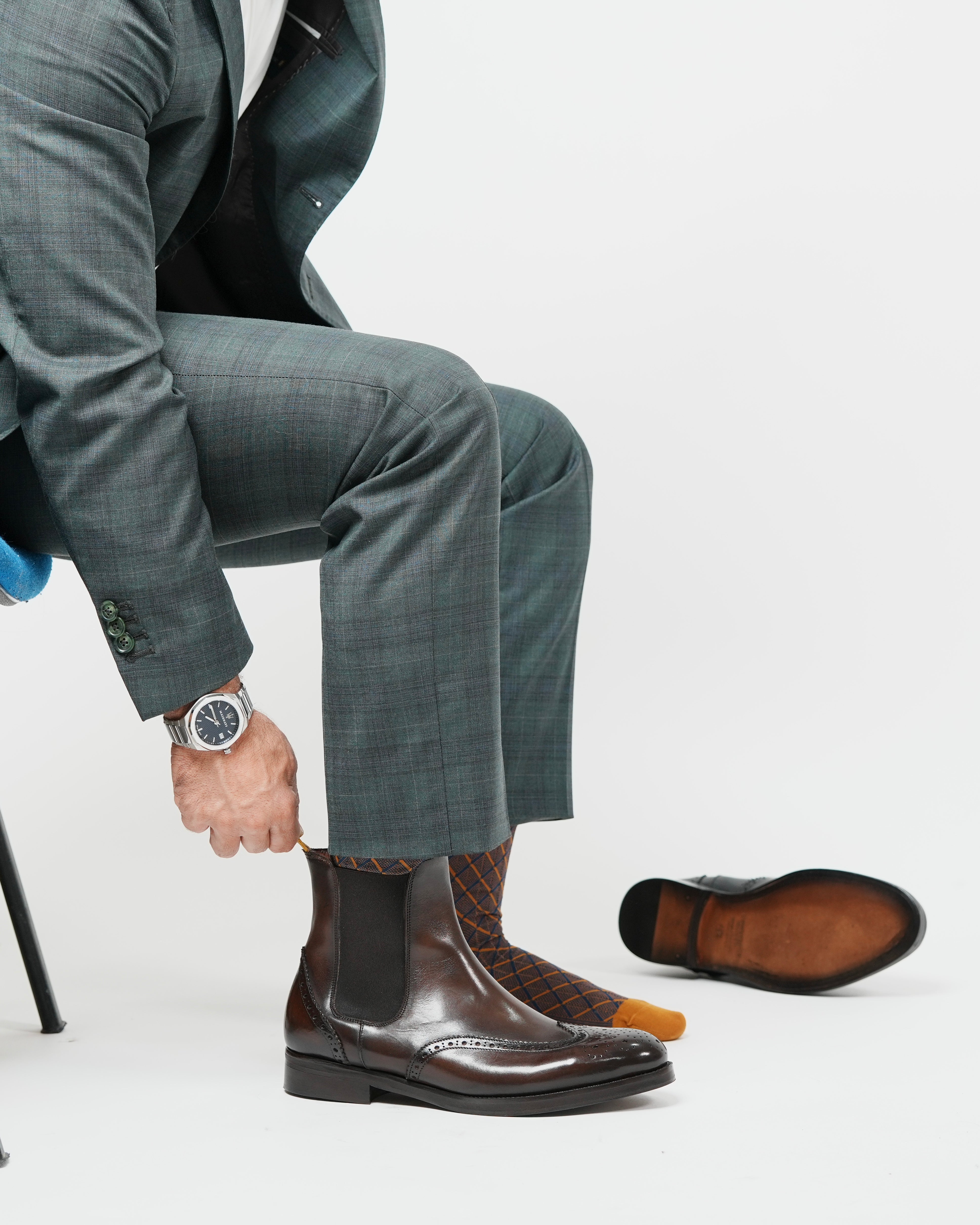 Botas londinenses de lujo SHALAPI 1.1 en marrón