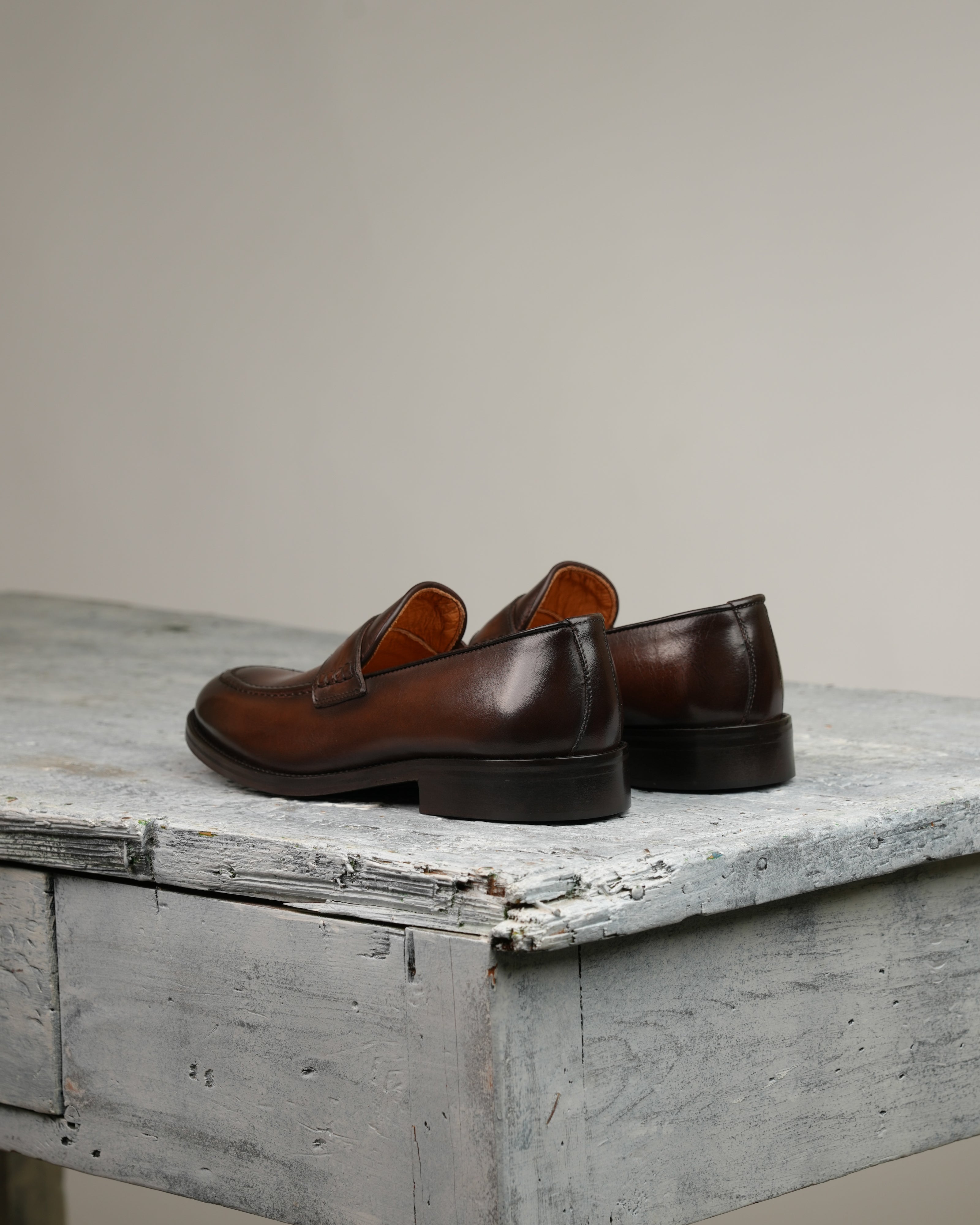 Mocassini SHALAPI Napoli 1.1 da uomo in marrone