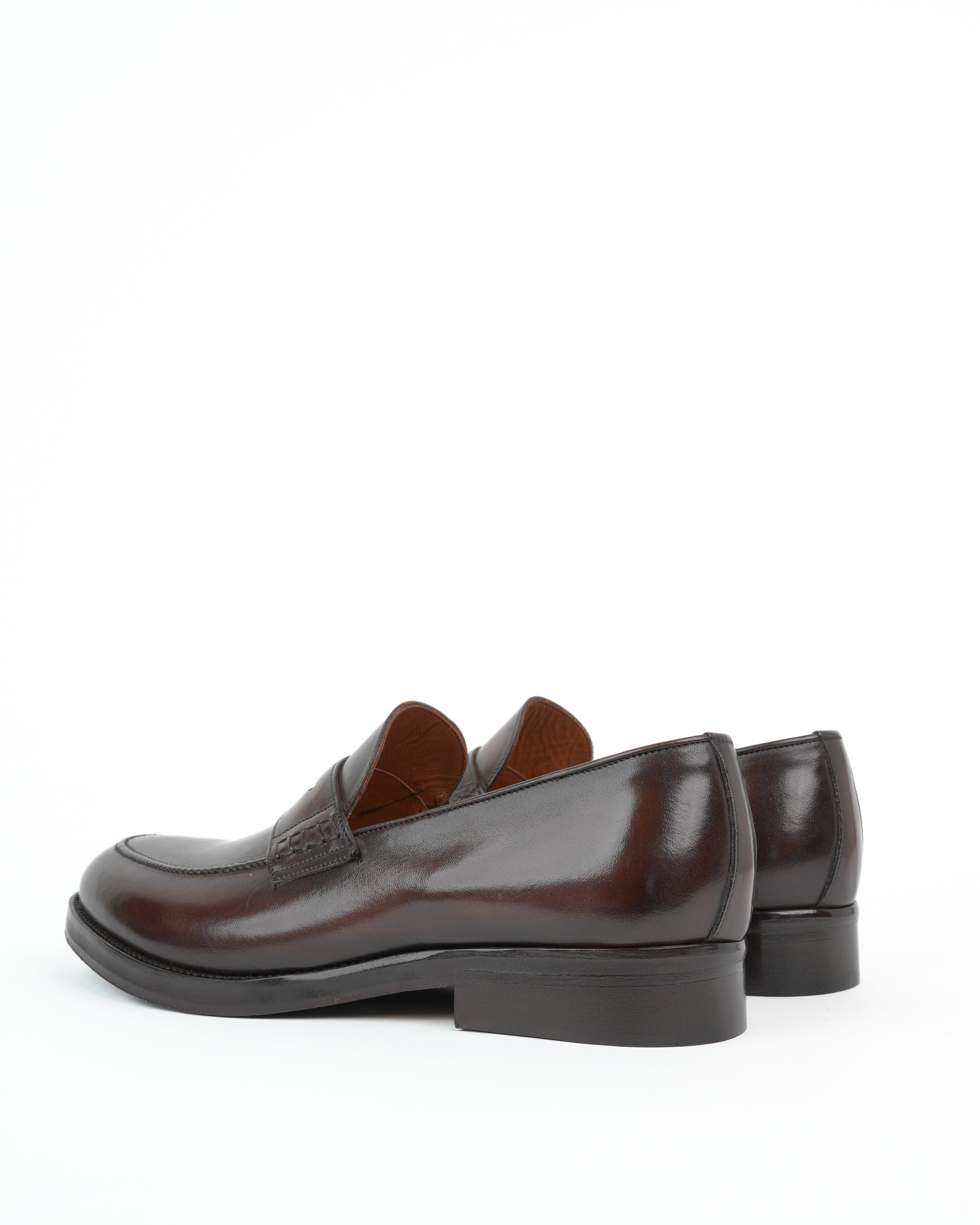 SHALAPI Napoli 1.1 penny loafers for men in Brown