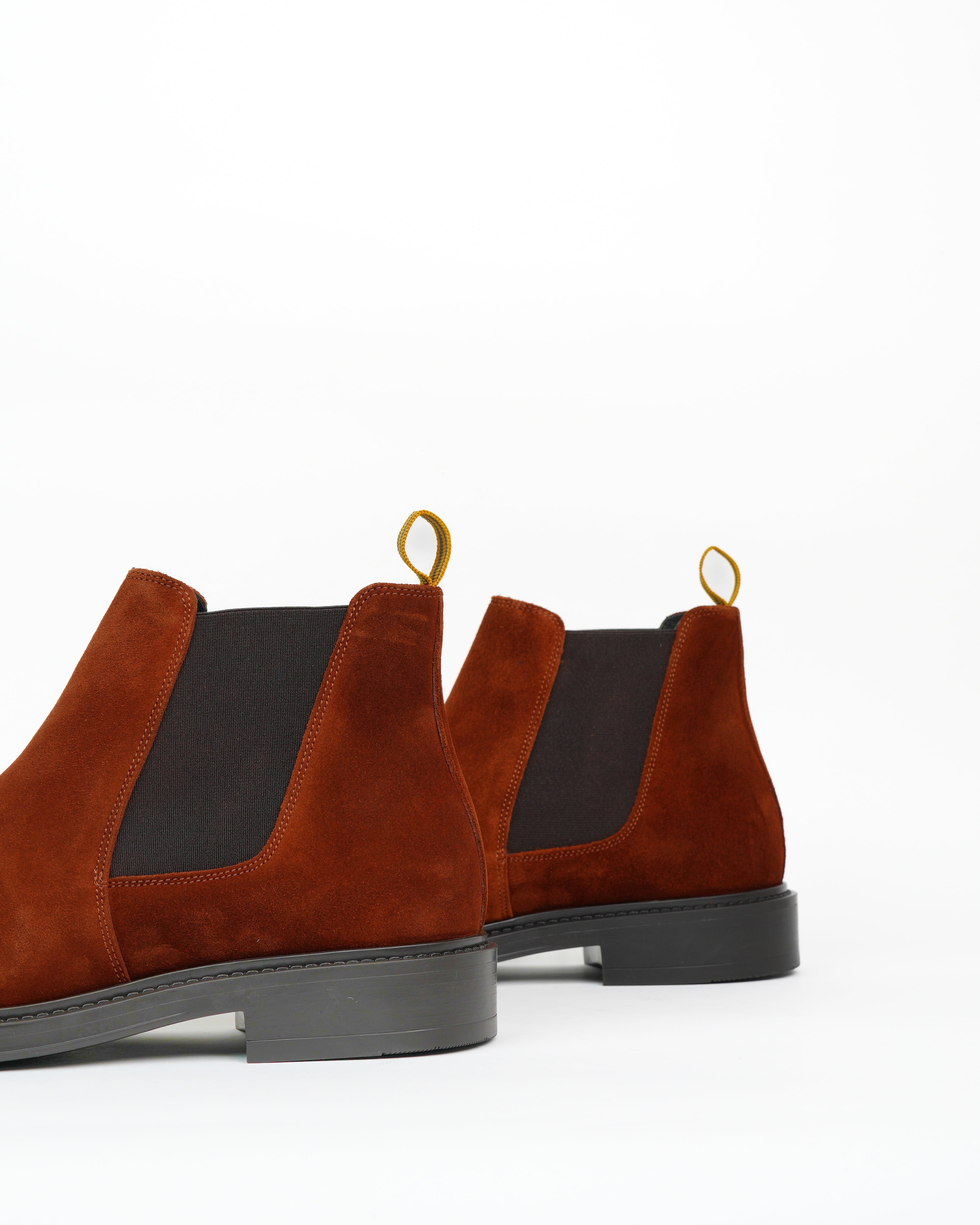 Botas de calle de lujo SHALAPI 1.1 en ante color camel