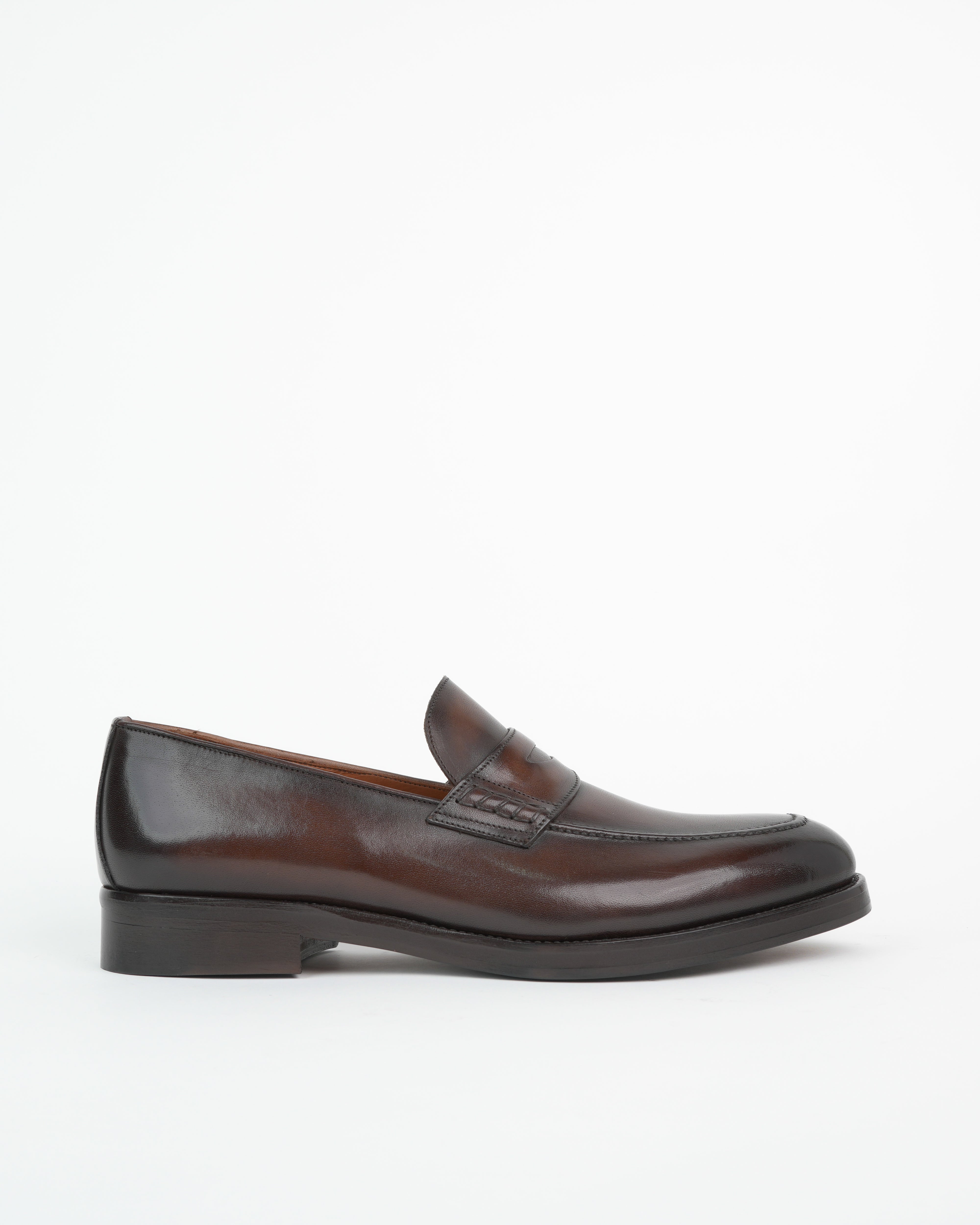 SHALAPI Napoli 1.1 penny loafers for men in Brown