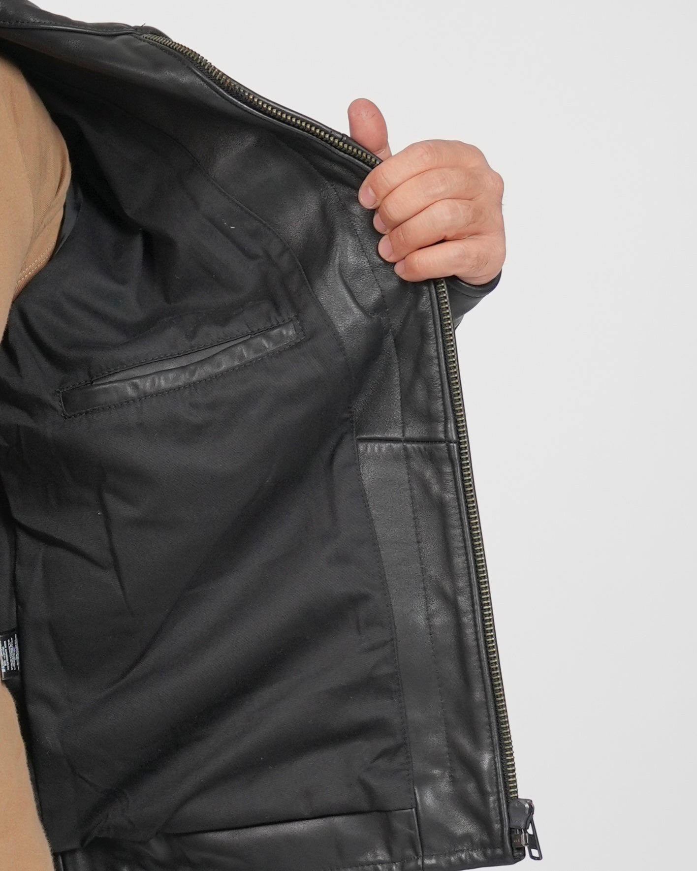 Chaqueta ejecutiva de piel de becerro Shalapi Roma