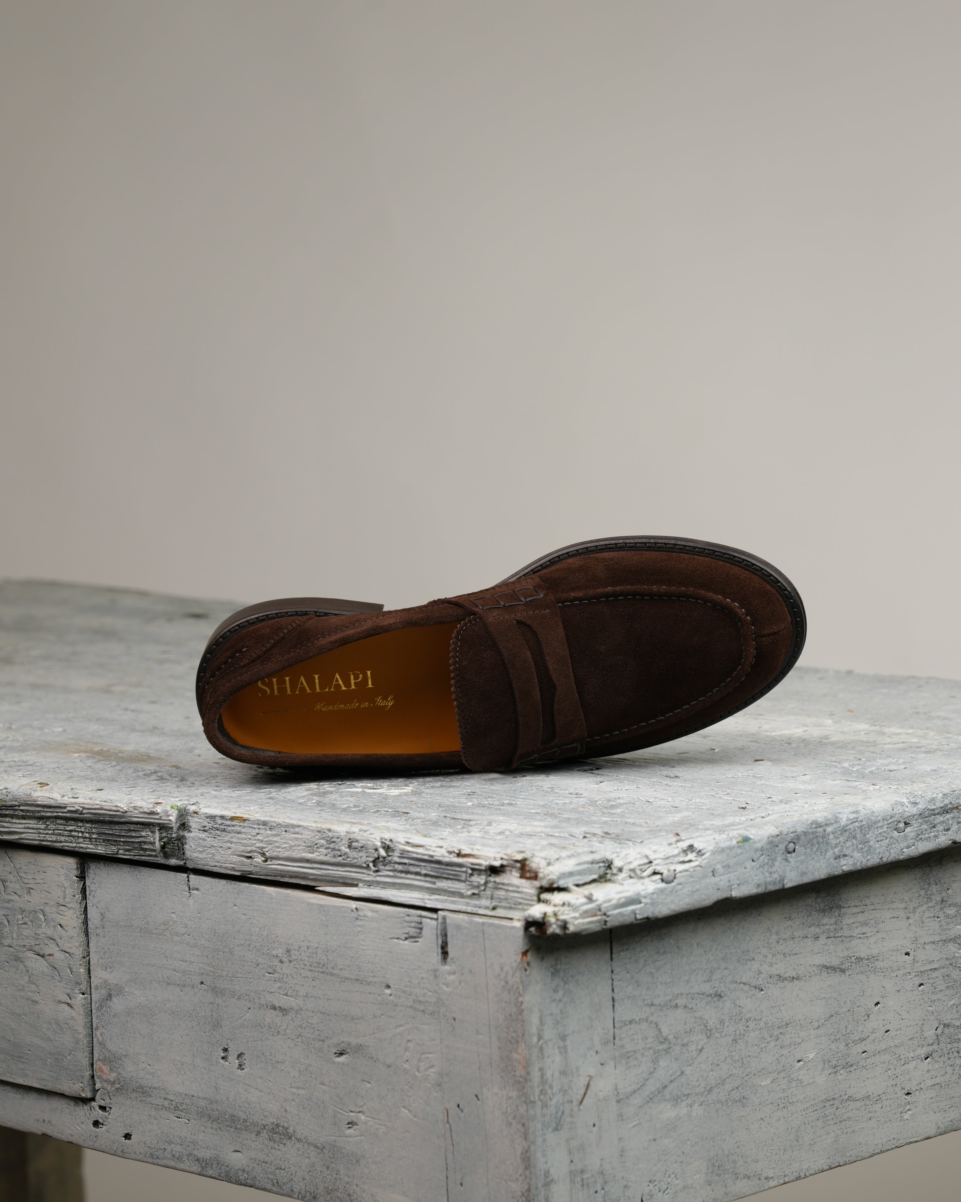 Mocasines SHALAPI Matera 1.1 para hombre en ante marrón 