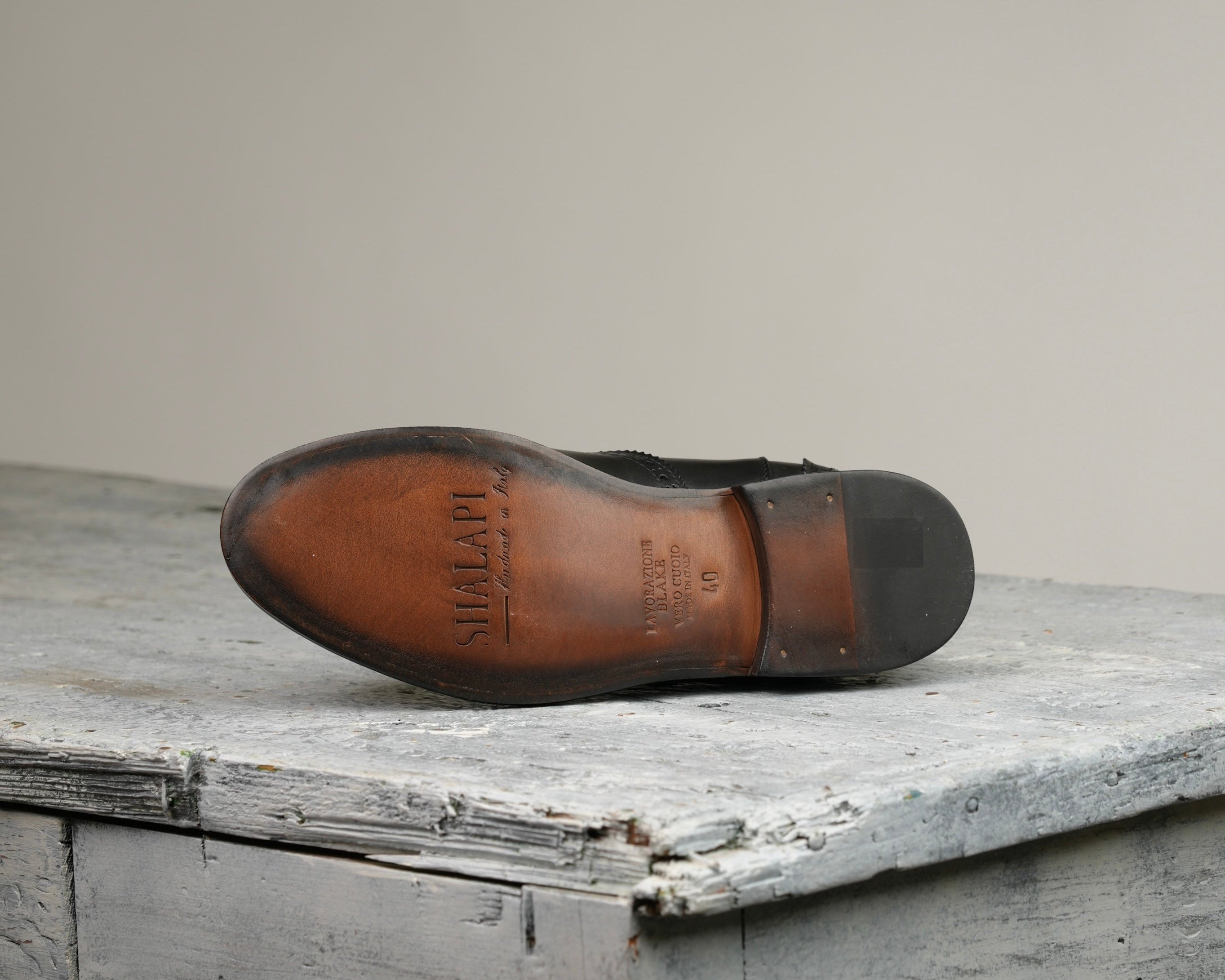 Botines chelsea Oxford de lujo SHALAPI Napoli de 1.1 pulgadas en negro