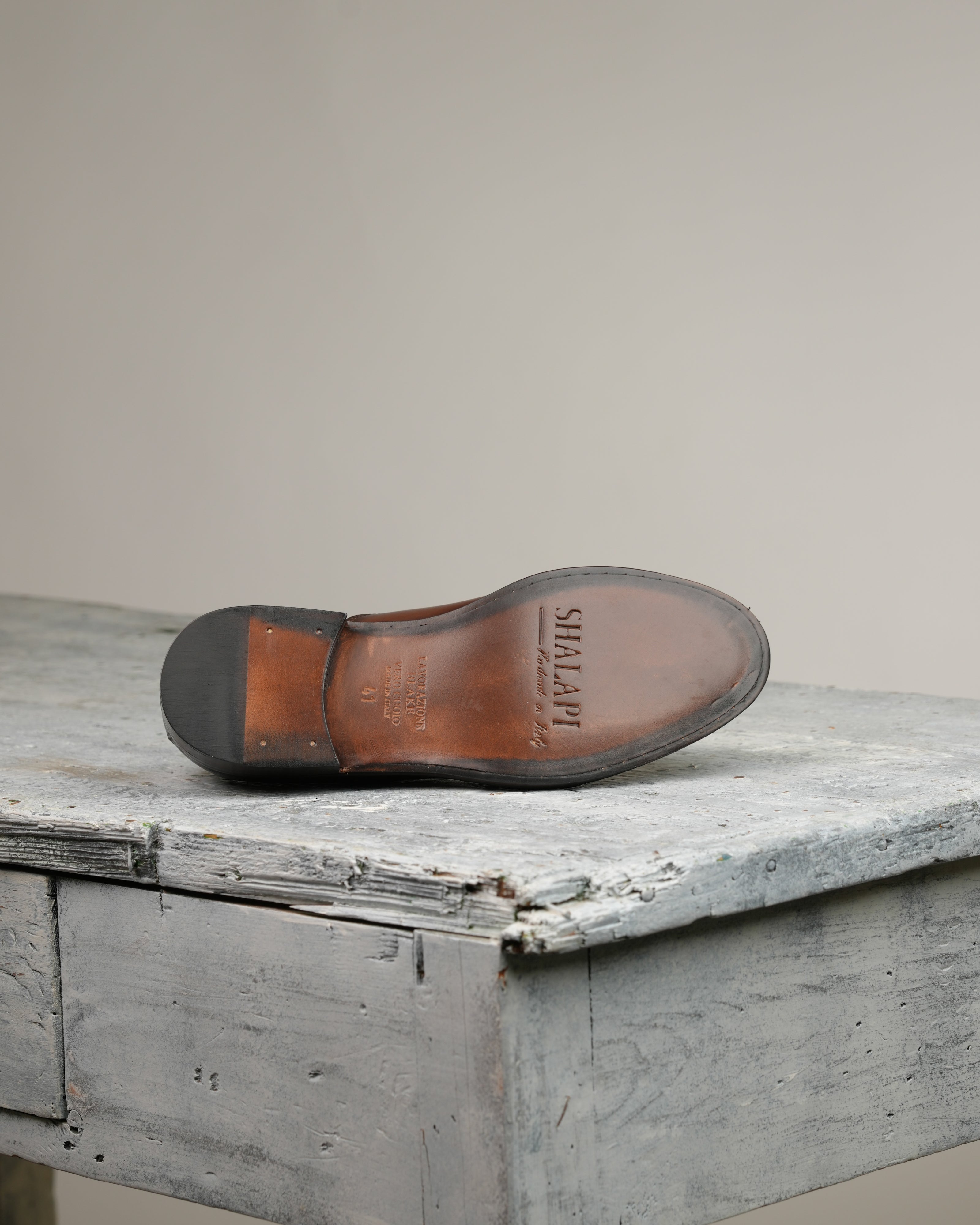 SHALAPI Florence 1.1 oxford clásico para hombre en color marrón