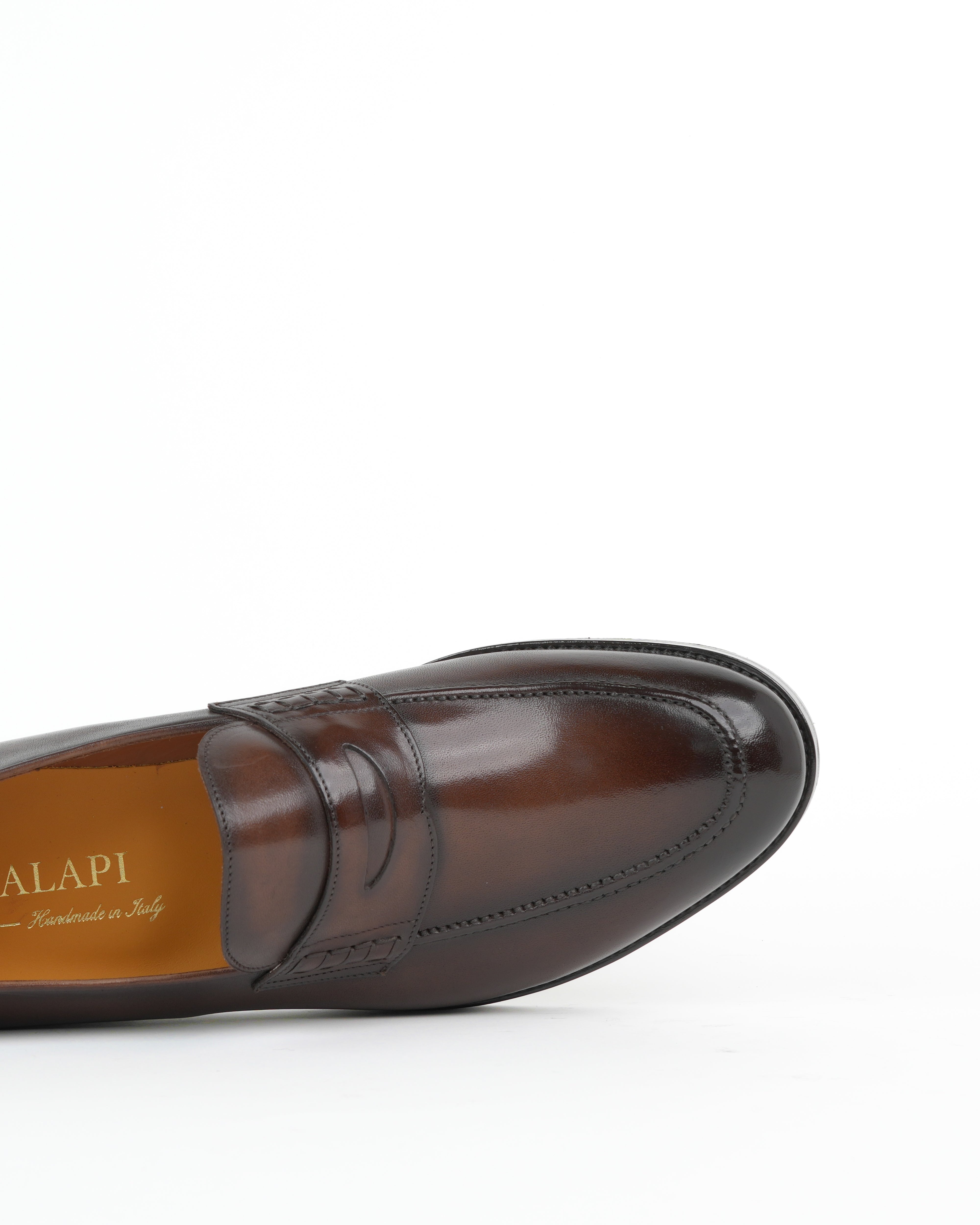 SHALAPI Napoli 1.1 penny loafers for men in Brown