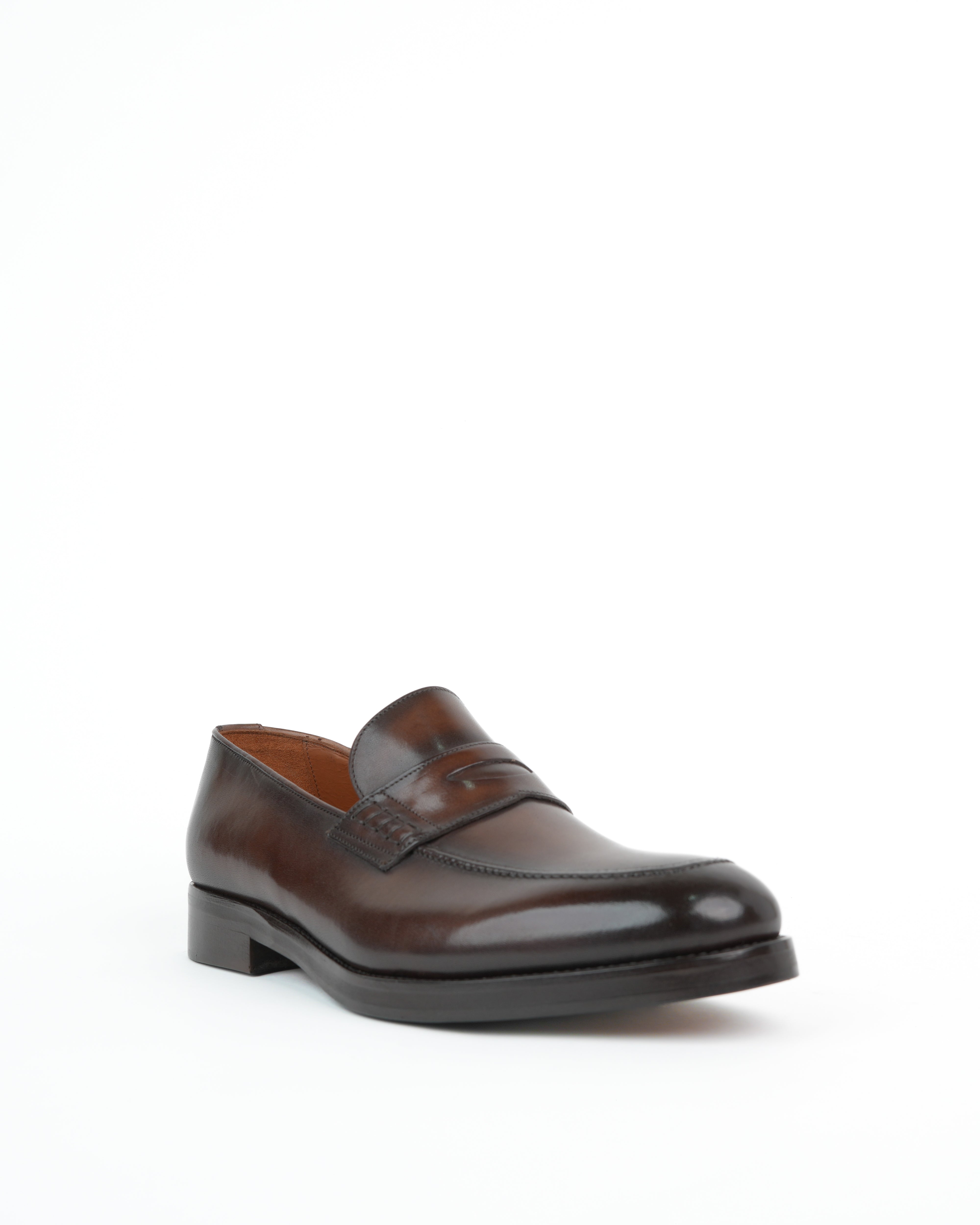 SHALAPI Napoli 1.1 penny loafers for men in Brown