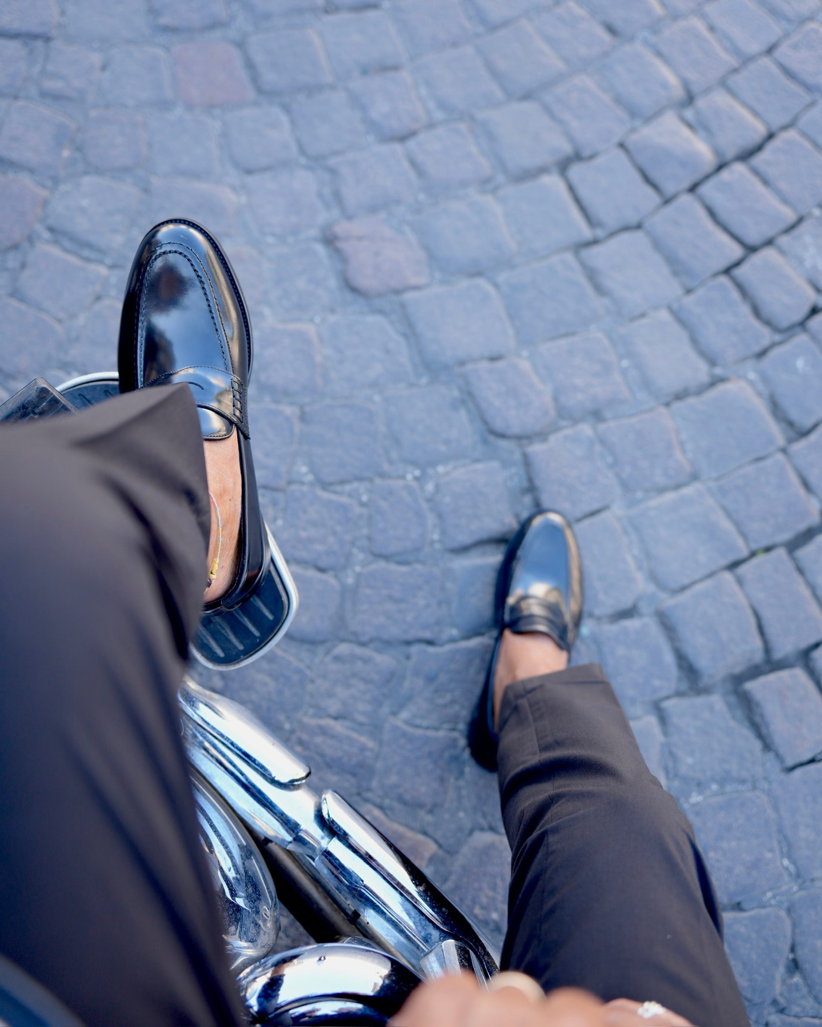 Mocasines SHALAPI Napoli 1.1 para hombre en color negro